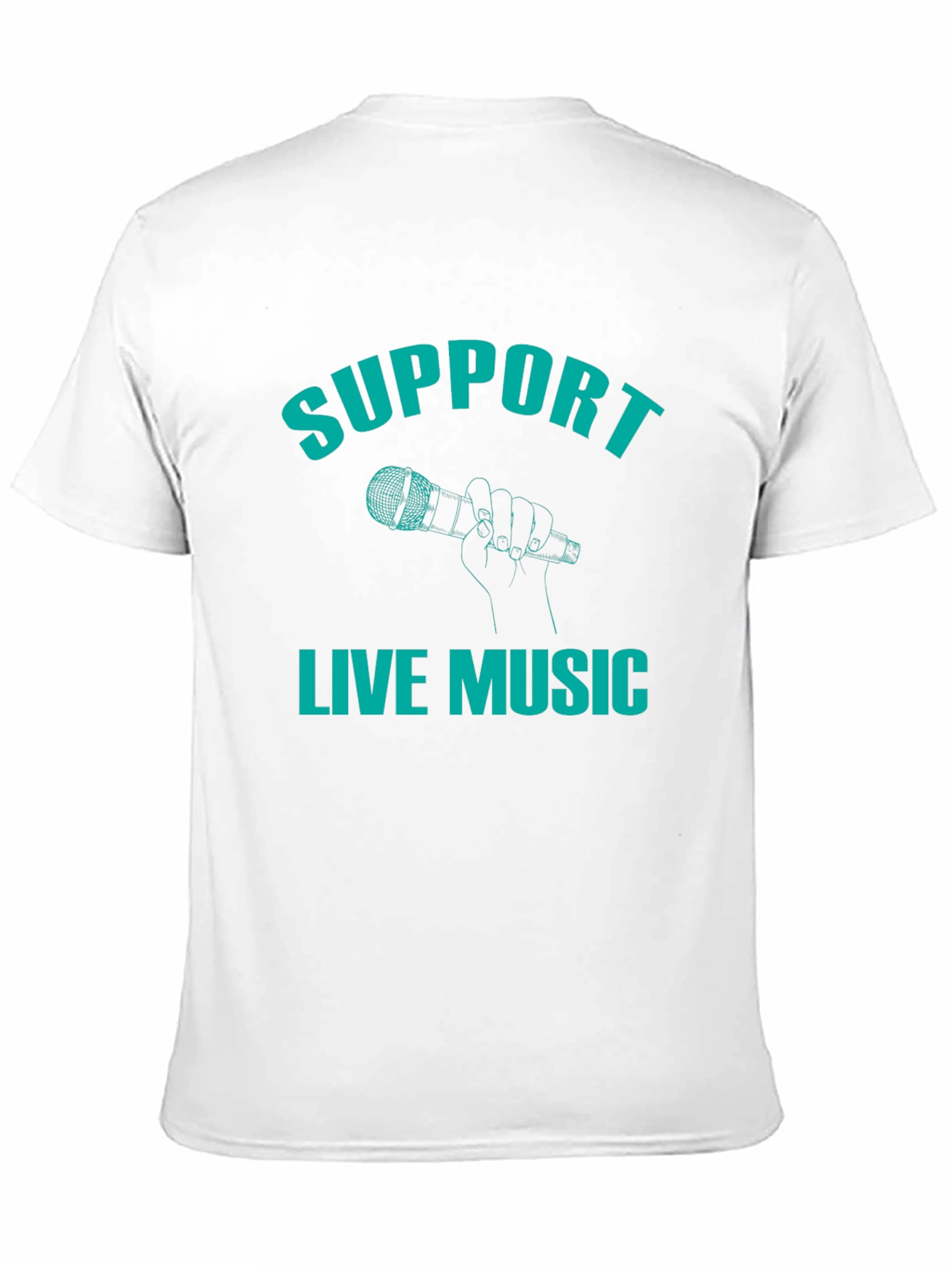 Support Live Music Graphic Tee