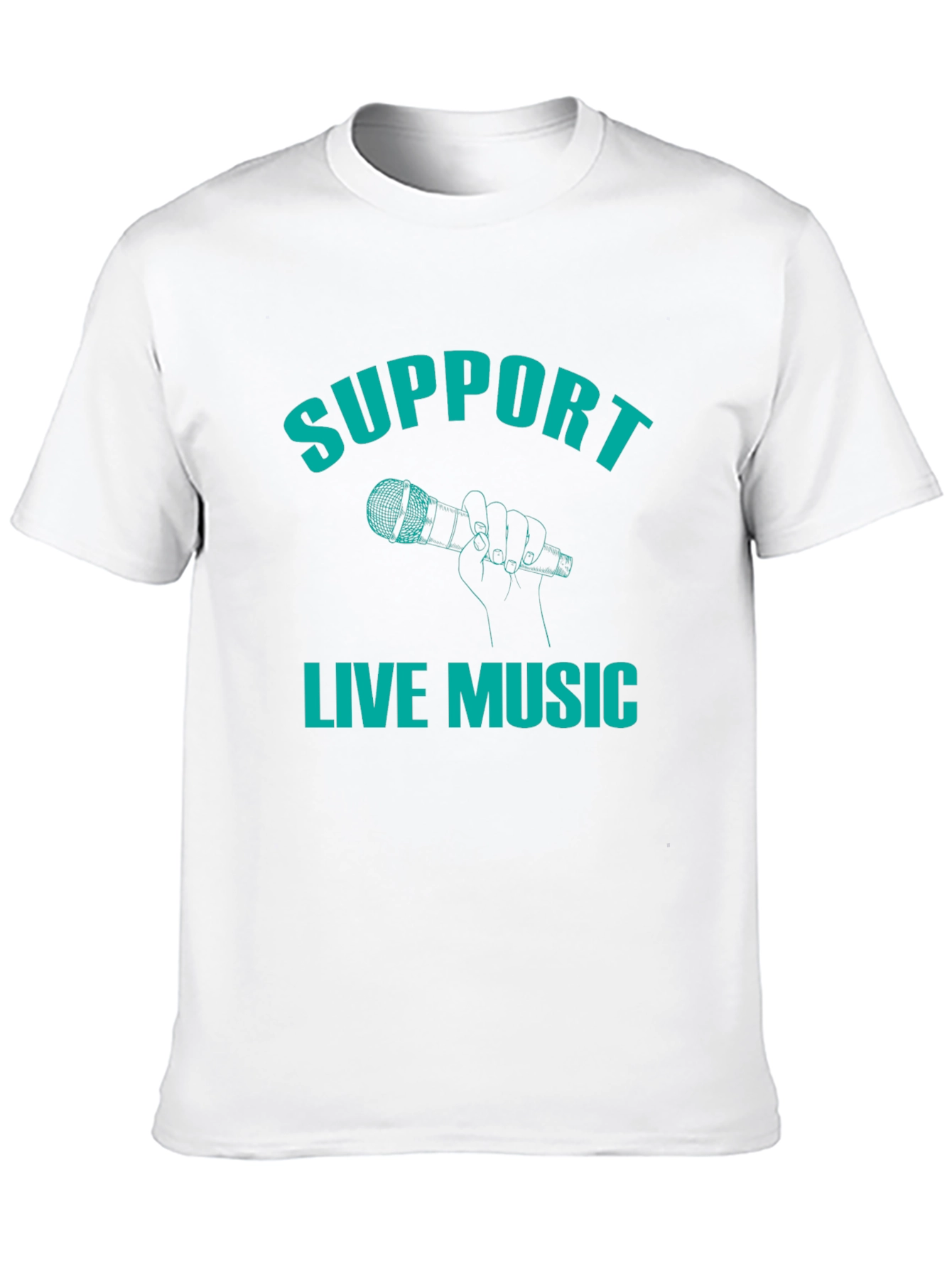 Support Live Music Graphic Tee