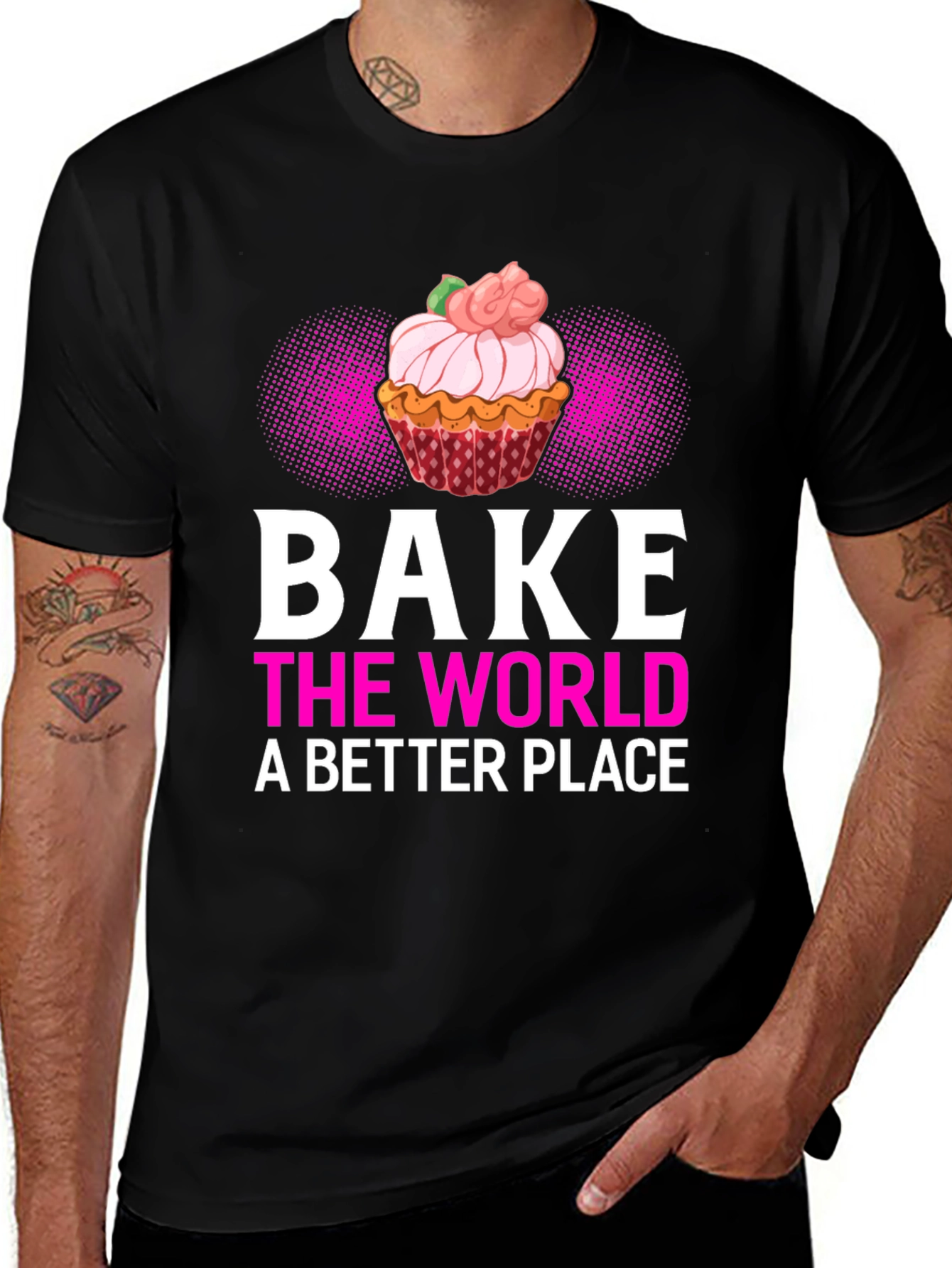Bake the World Better T-Shirt | Baker Gift
