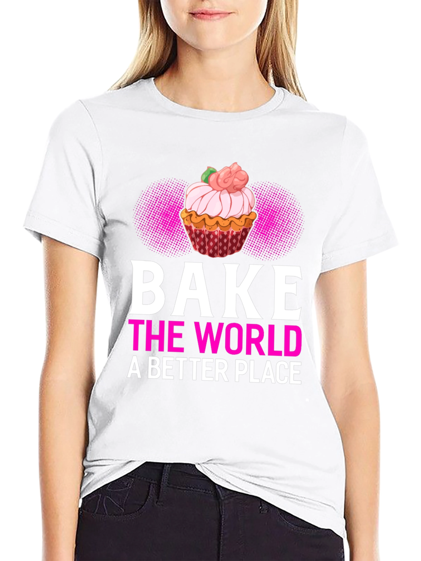 Bake the World Better T-Shirt | Baker Gift