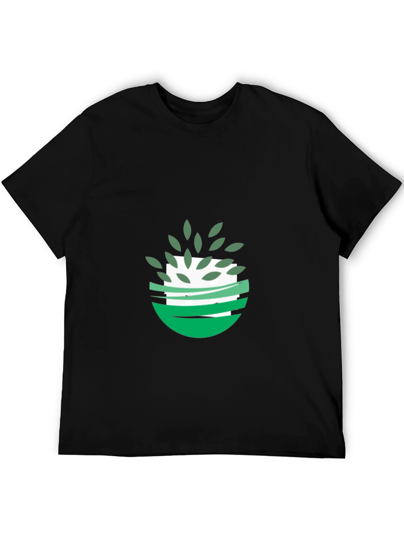Eco-Friendly Graphic Tee - Black