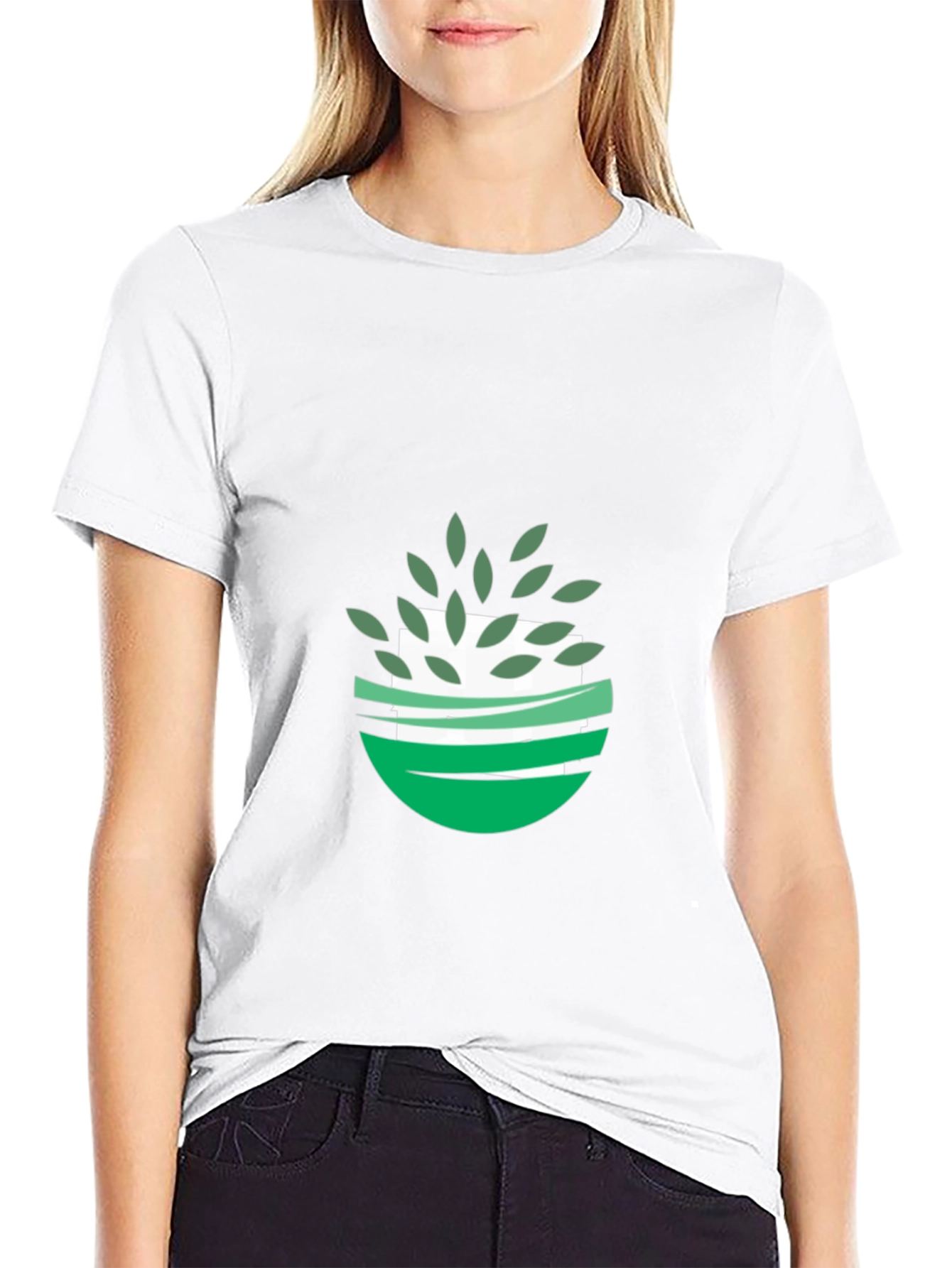 Eco-Friendly Graphic Tee - Black