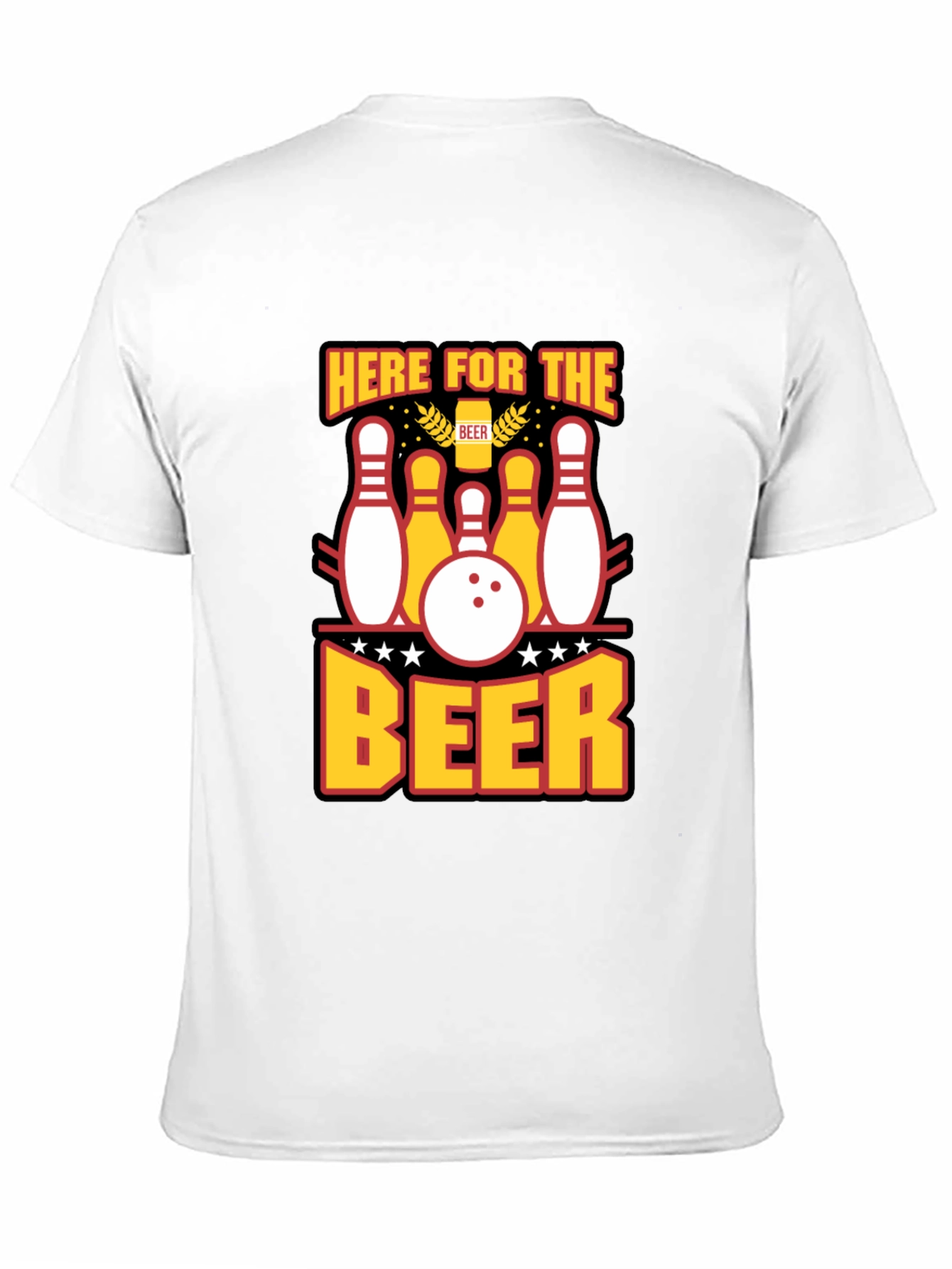 Here for the Beer Bowling T-Shirt