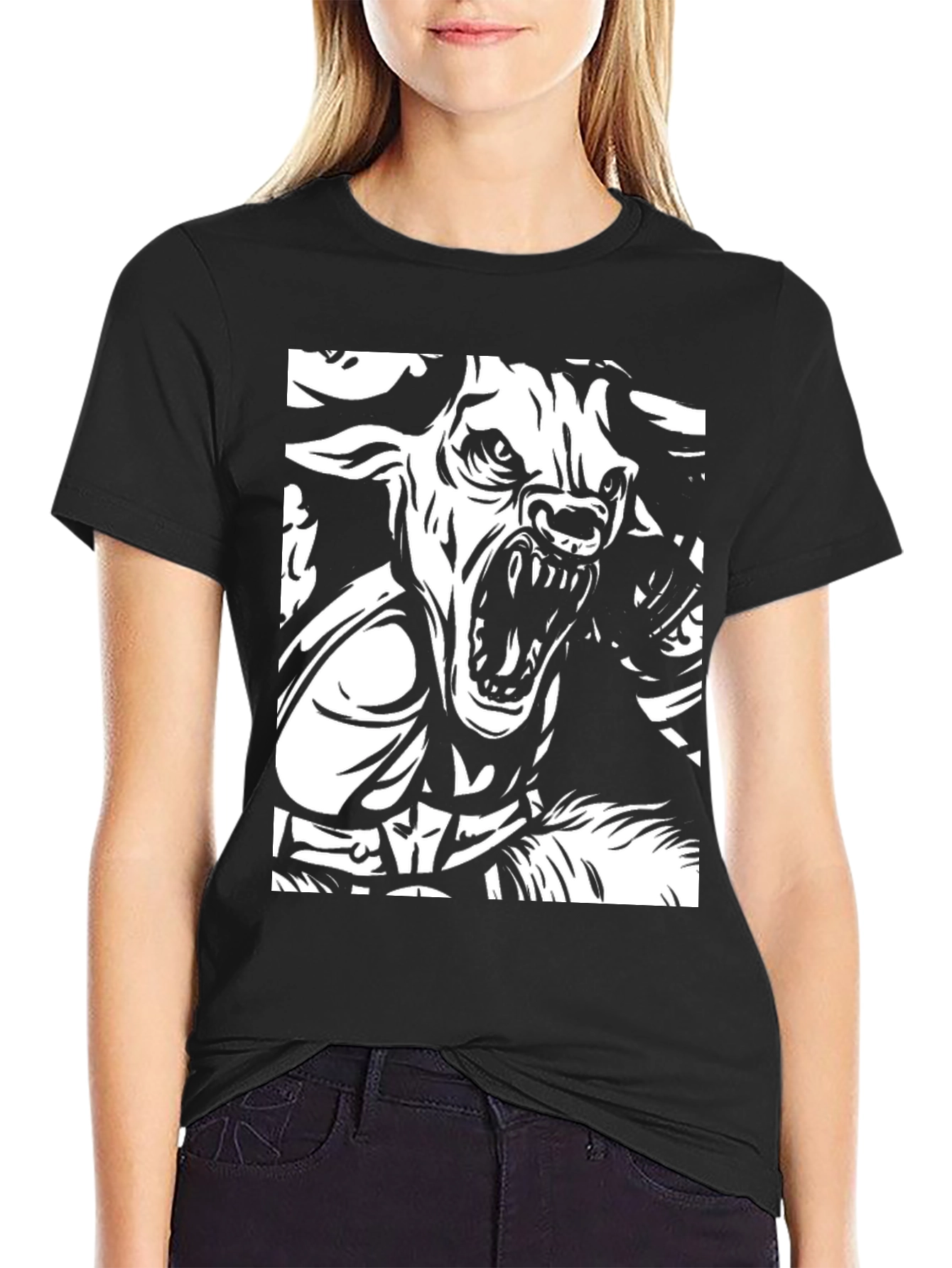 Minotaur Graphic Tee - Black
