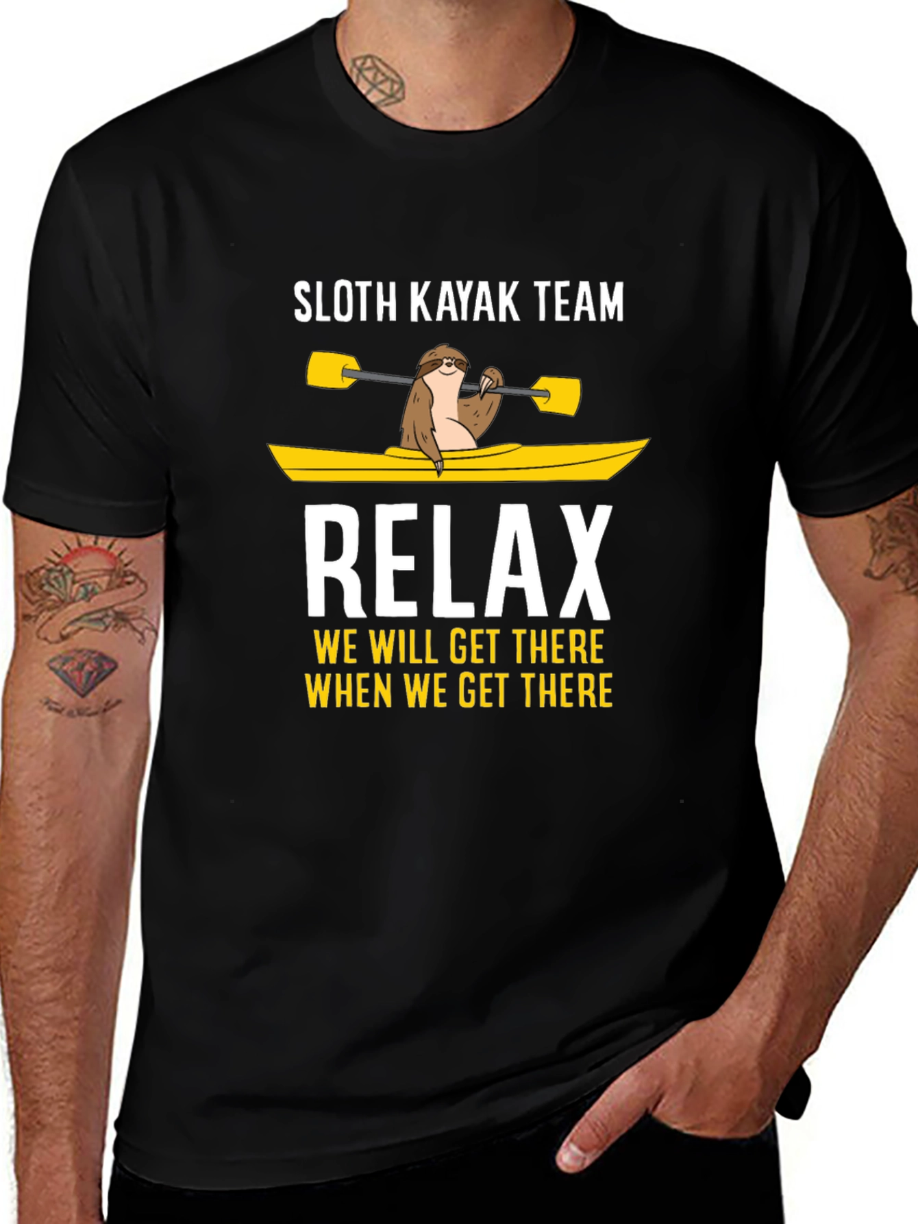 Sloth Kayak Team Relax T-Shirt