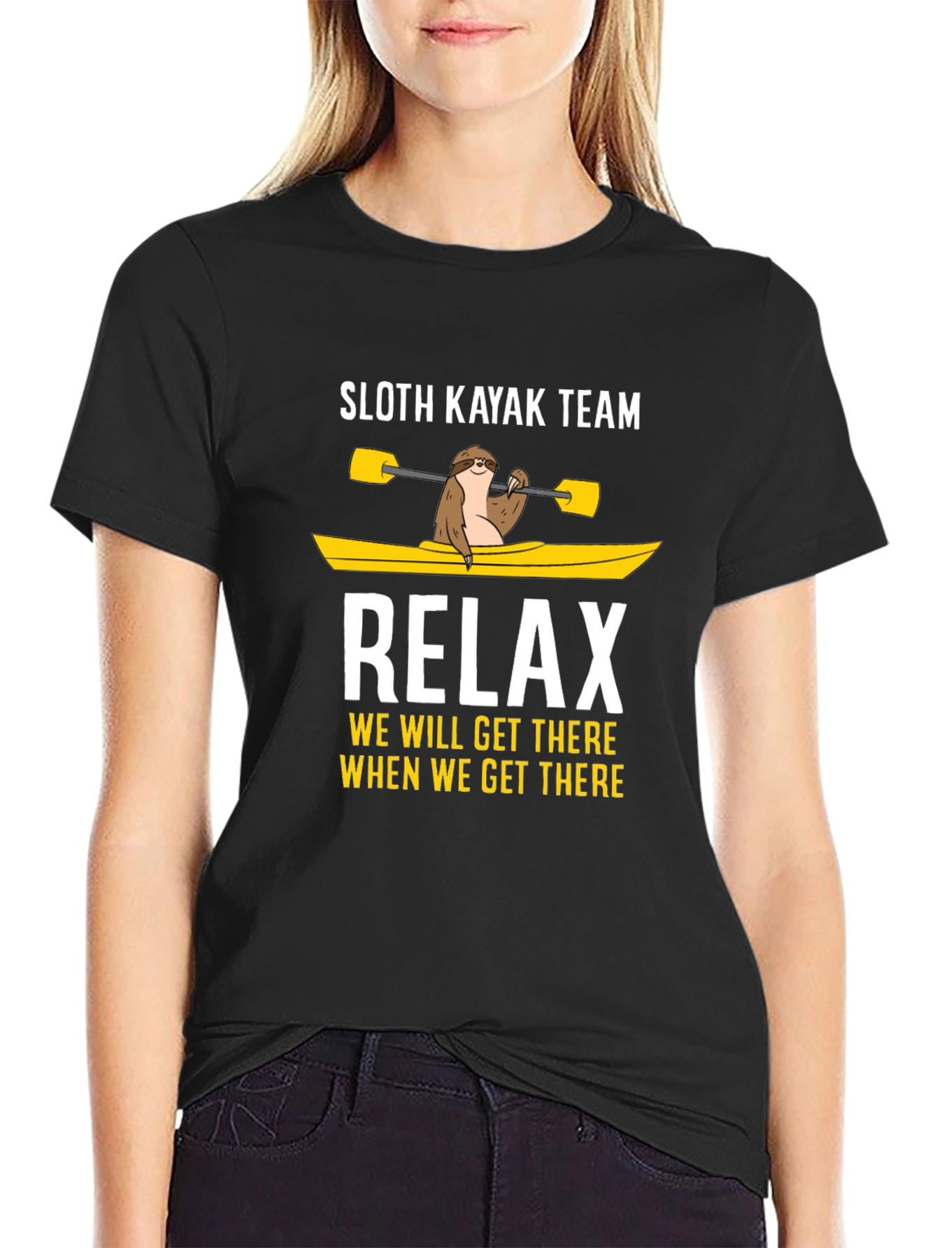 Sloth Kayak Team Relax T-Shirt