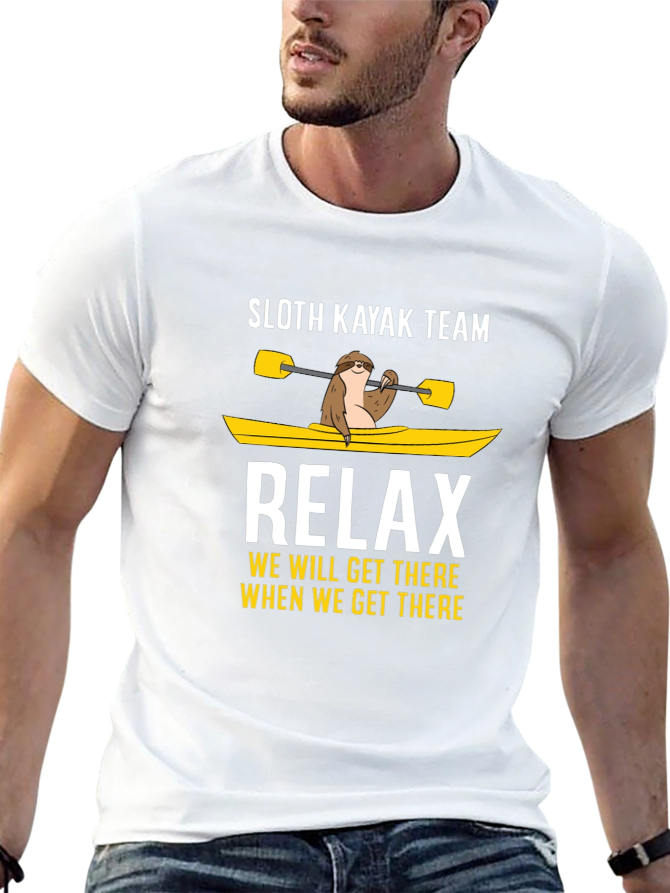 Sloth Kayak Team Relax T-Shirt