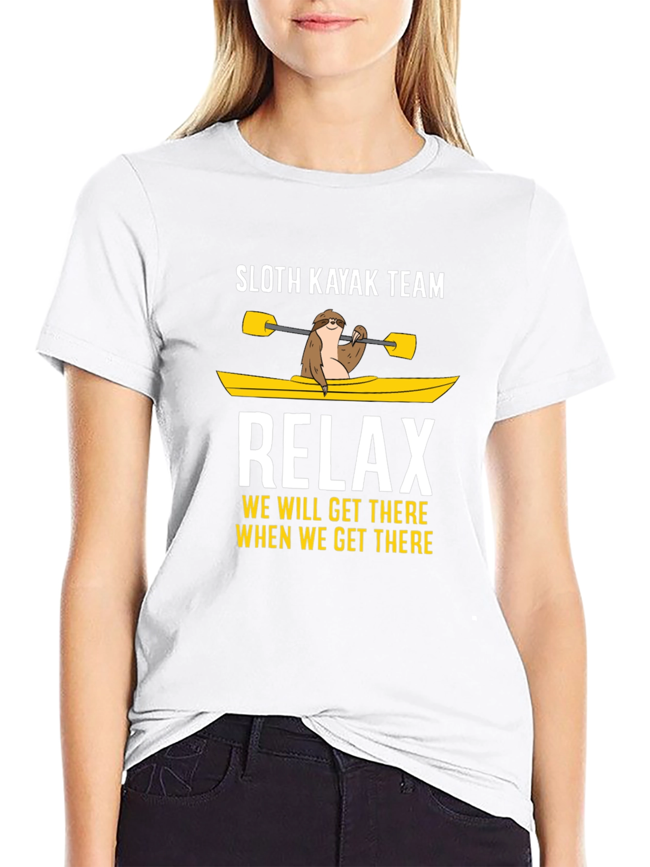 Sloth Kayak Team Relax T-Shirt