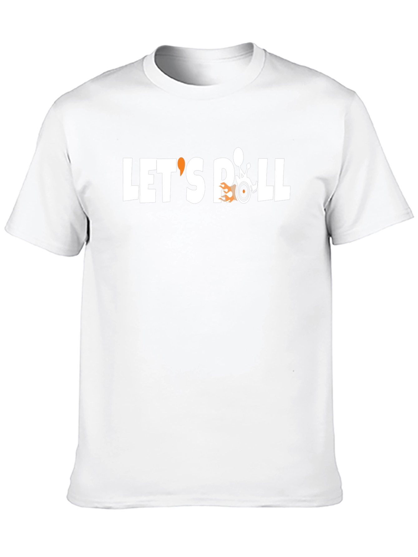 Lets Roll T-Shirt - Wheelchair Humor Tee
