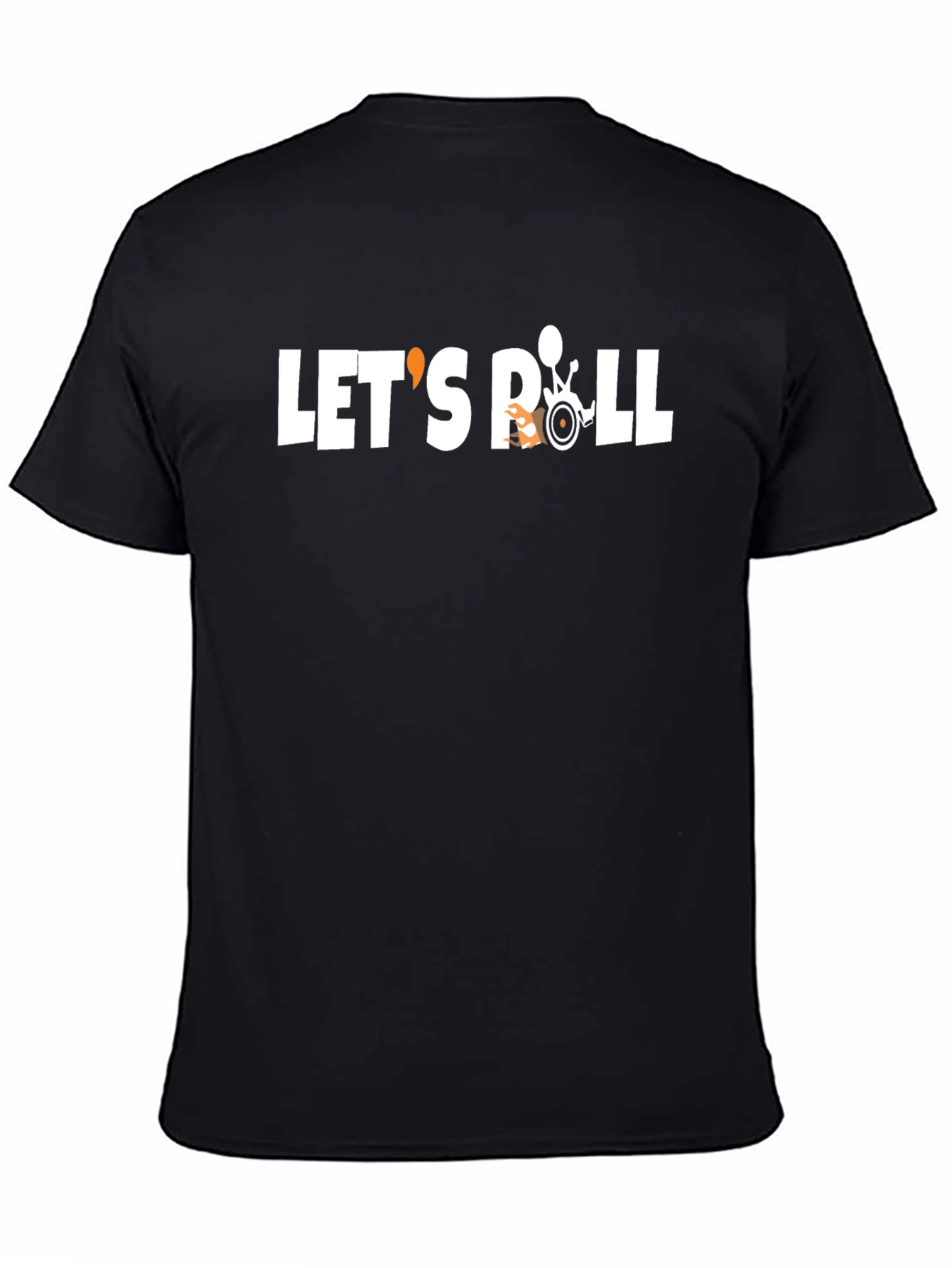 Lets Roll T-Shirt - Wheelchair Humor Tee