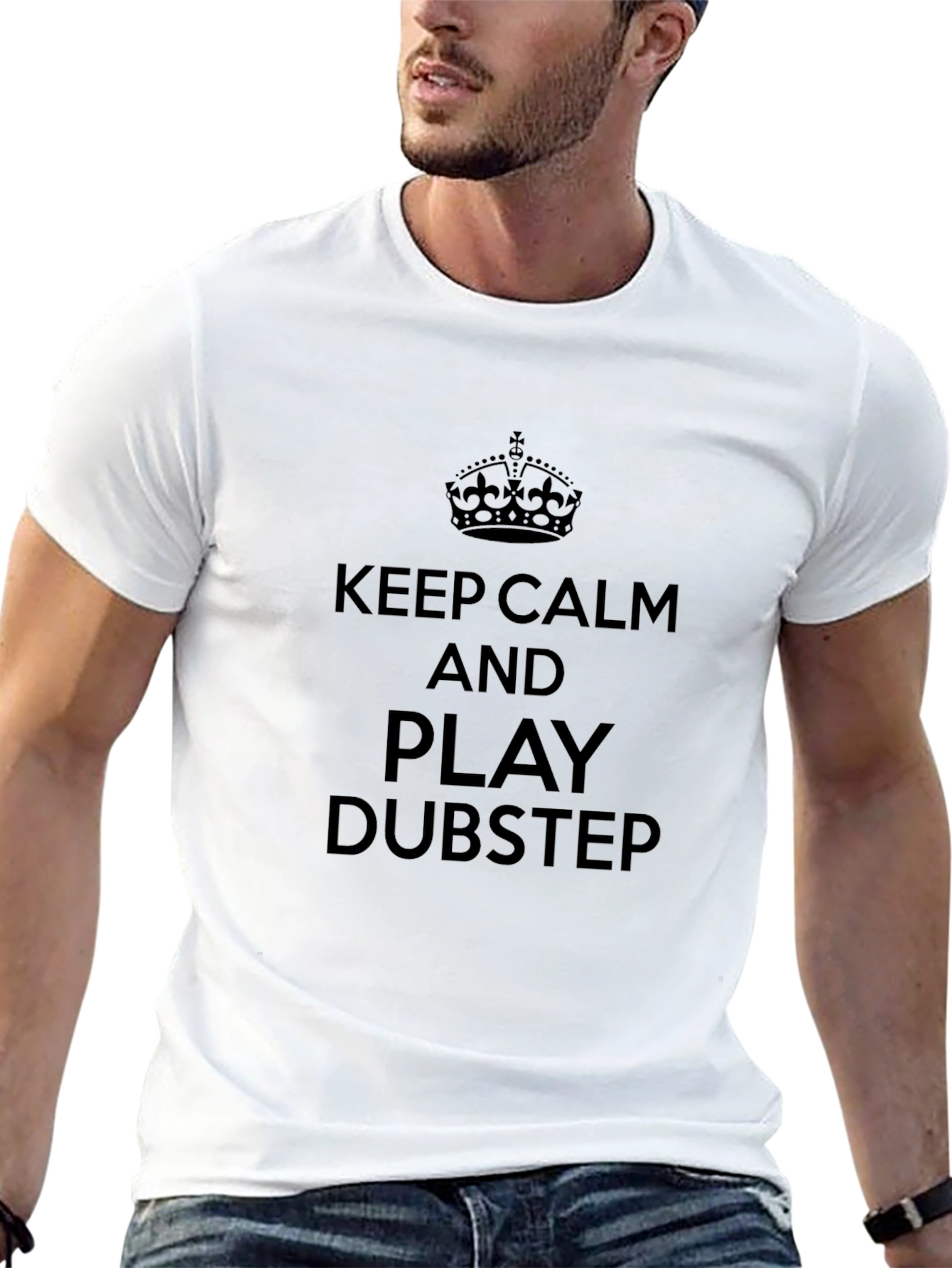 Keep Calm and Play Dubstep Graphic T-Shirt