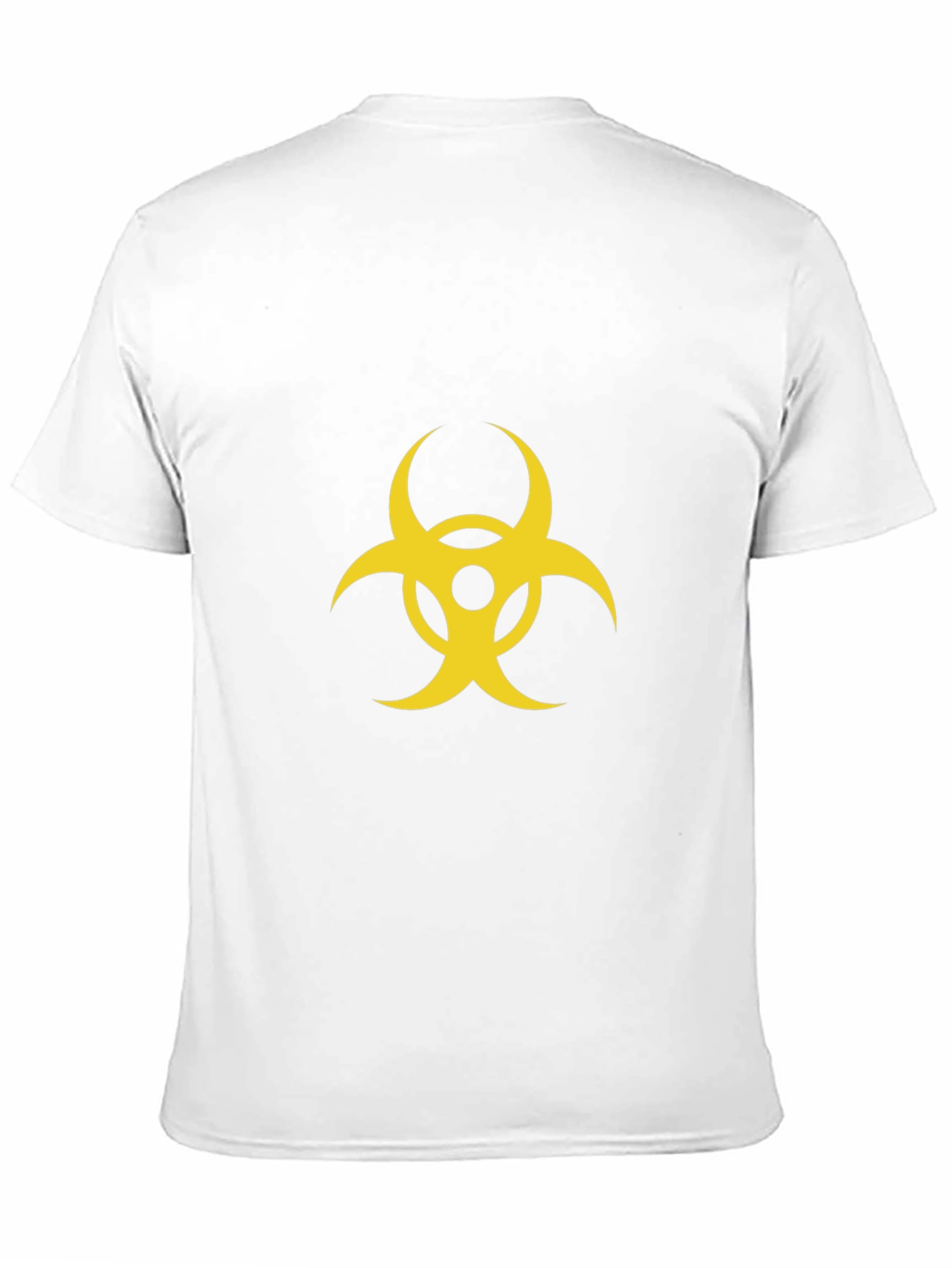 Biohazard Symbol Graphic Print Black T-Shirt