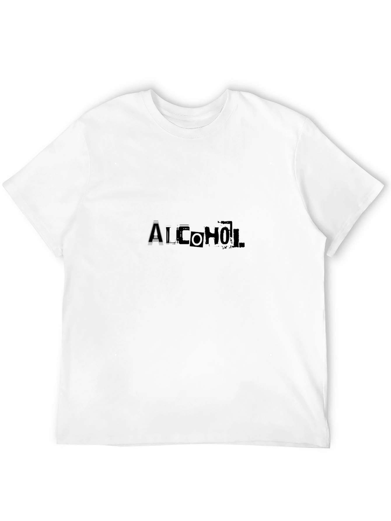 Alcohol Pun Graphic Black T-Shirt