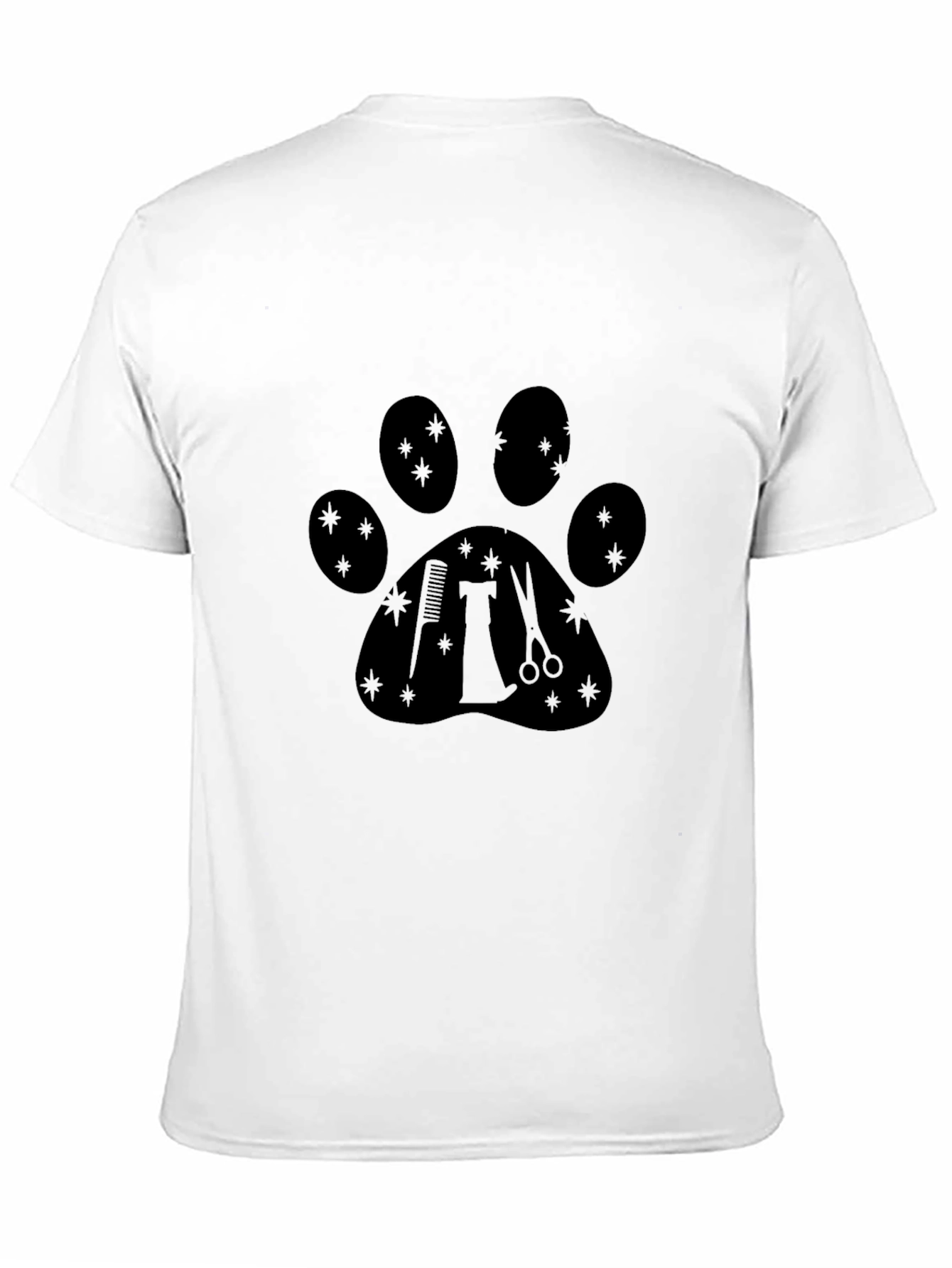Paw Print Dog Groomer T-Shirt