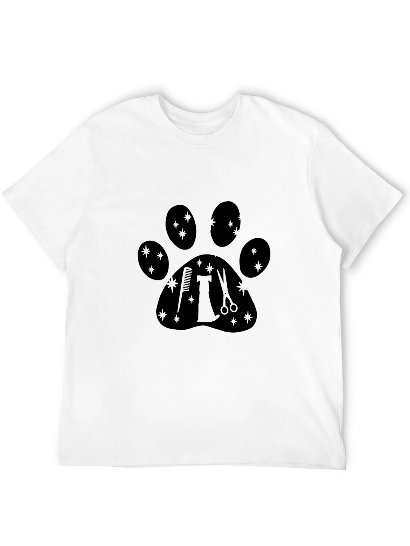 Paw Print Dog Groomer T-Shirt