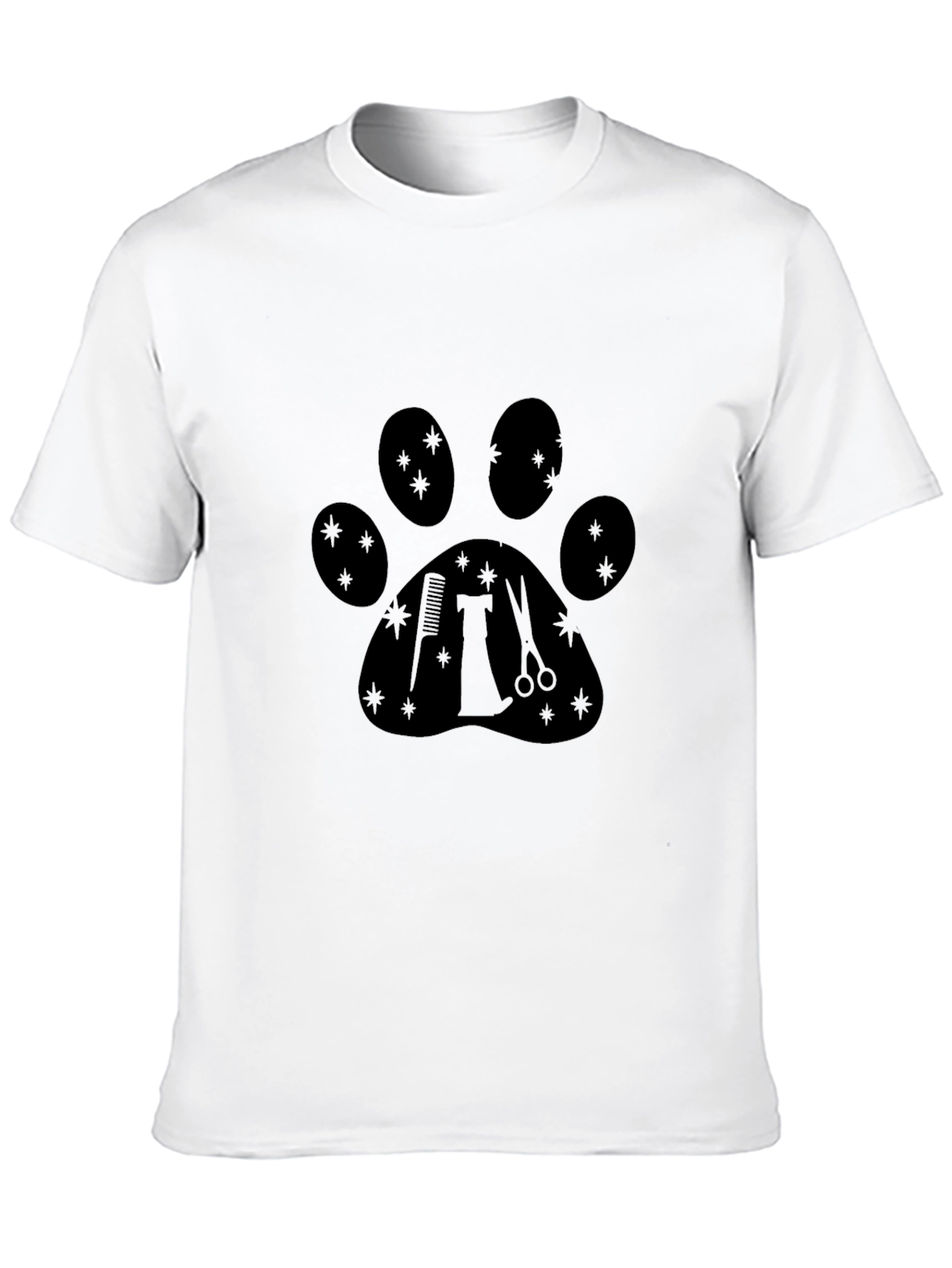 Paw Print Dog Groomer T-Shirt
