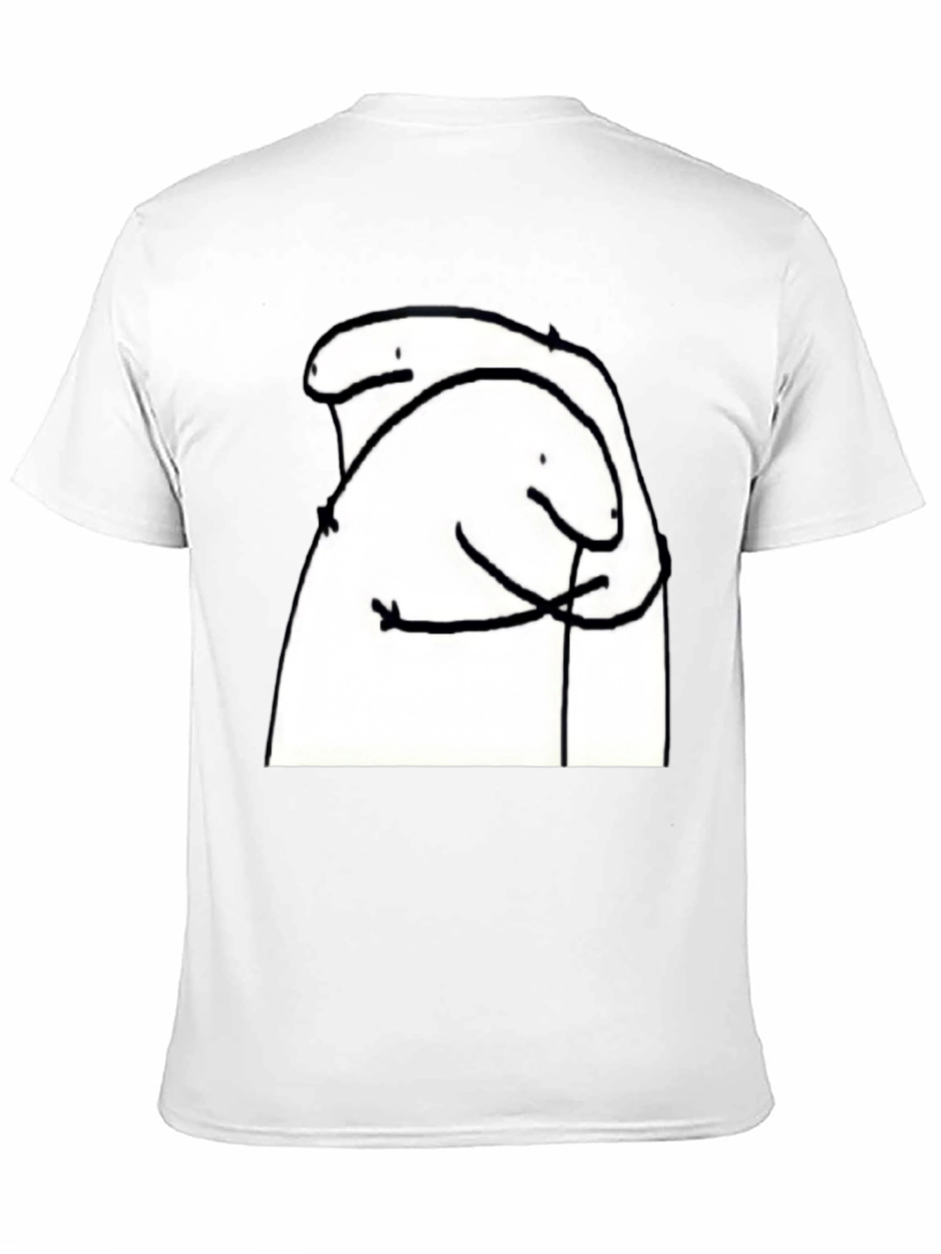 Hug Meme T-Shirt - Black Cotton Tee
