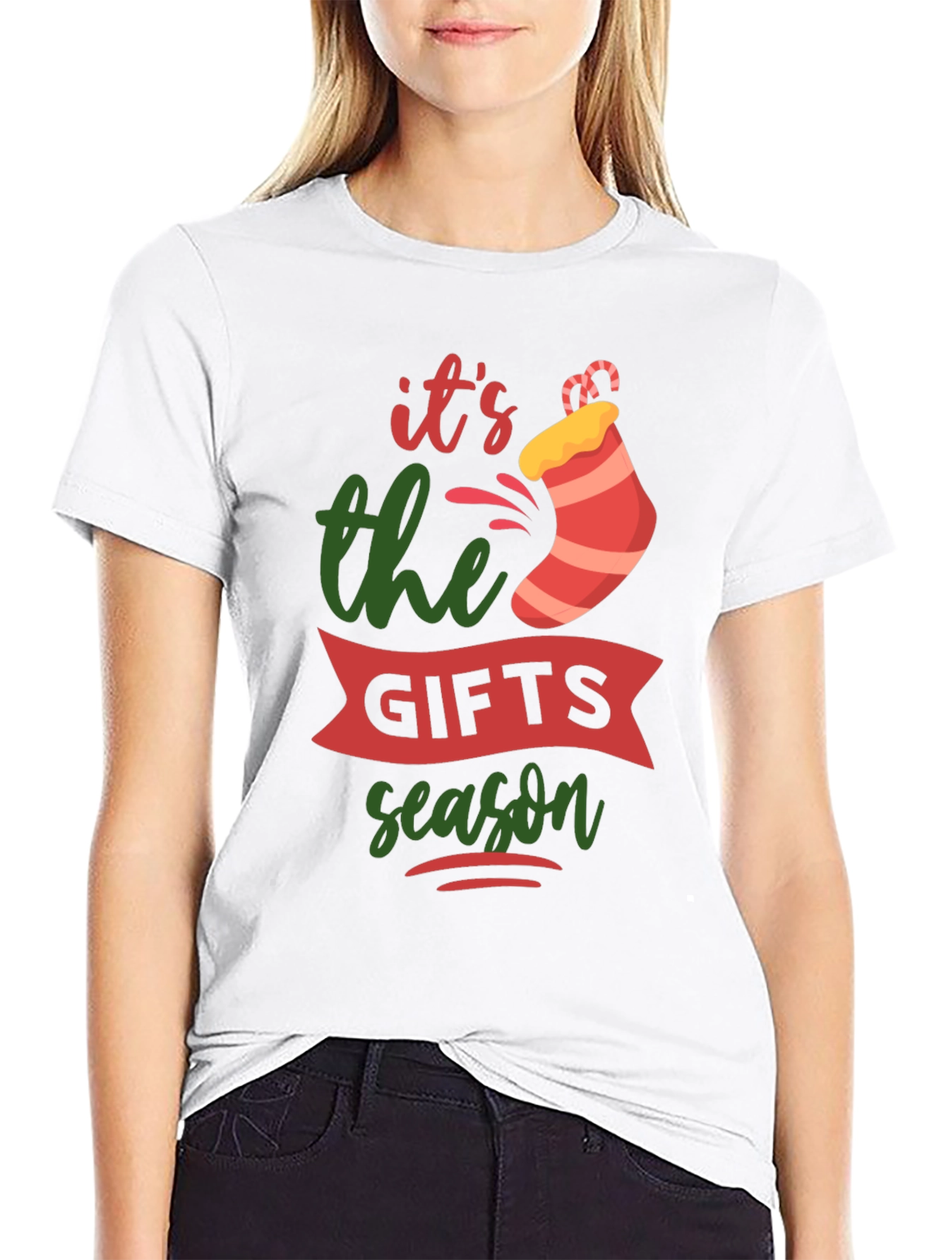 Festive Its the Gifts Season Christmas T-Shirt
