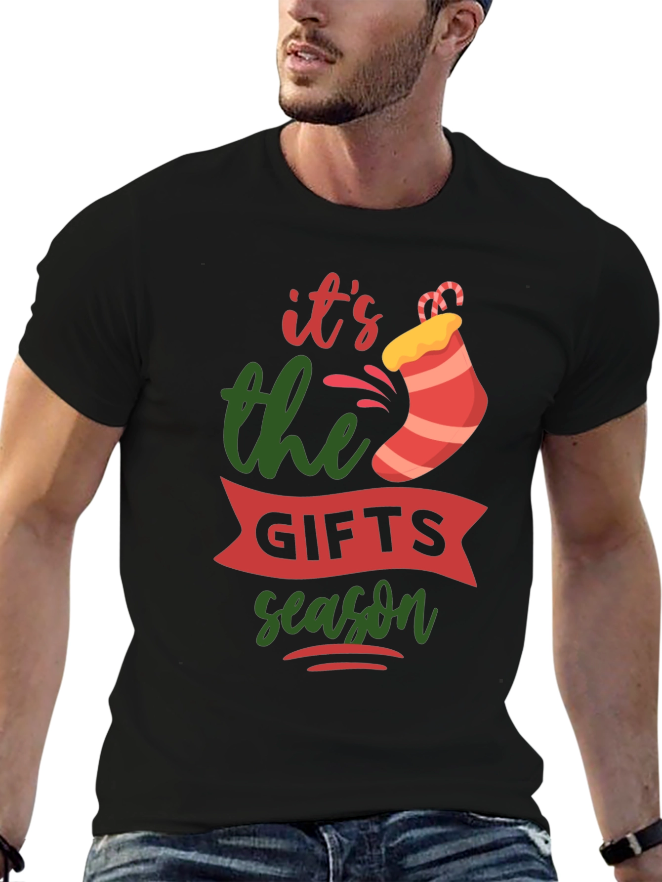 Festive Its the Gifts Season Christmas T-Shirt