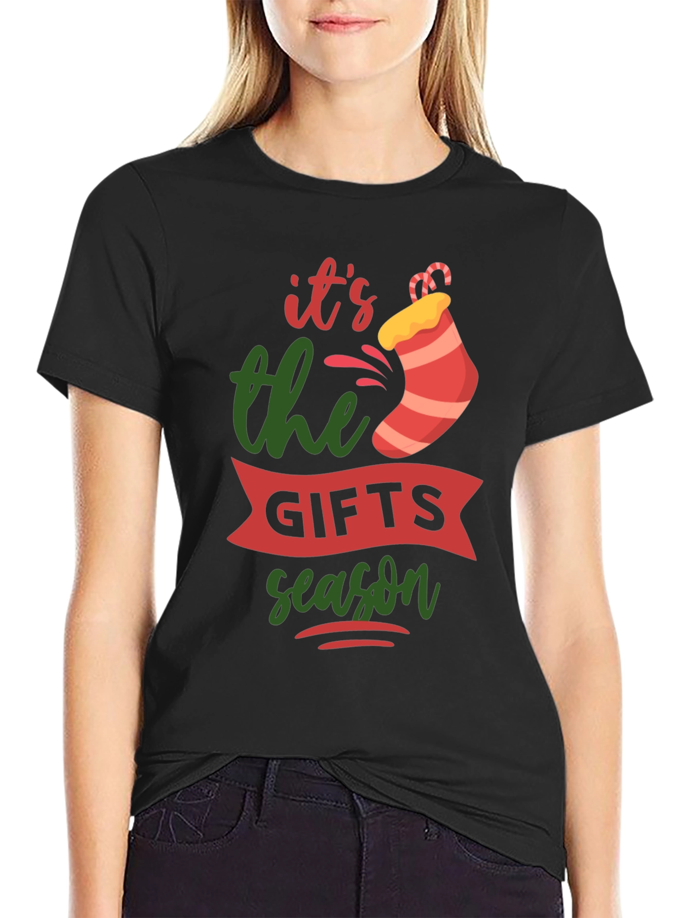 Festive Its the Gifts Season Christmas T-Shirt
