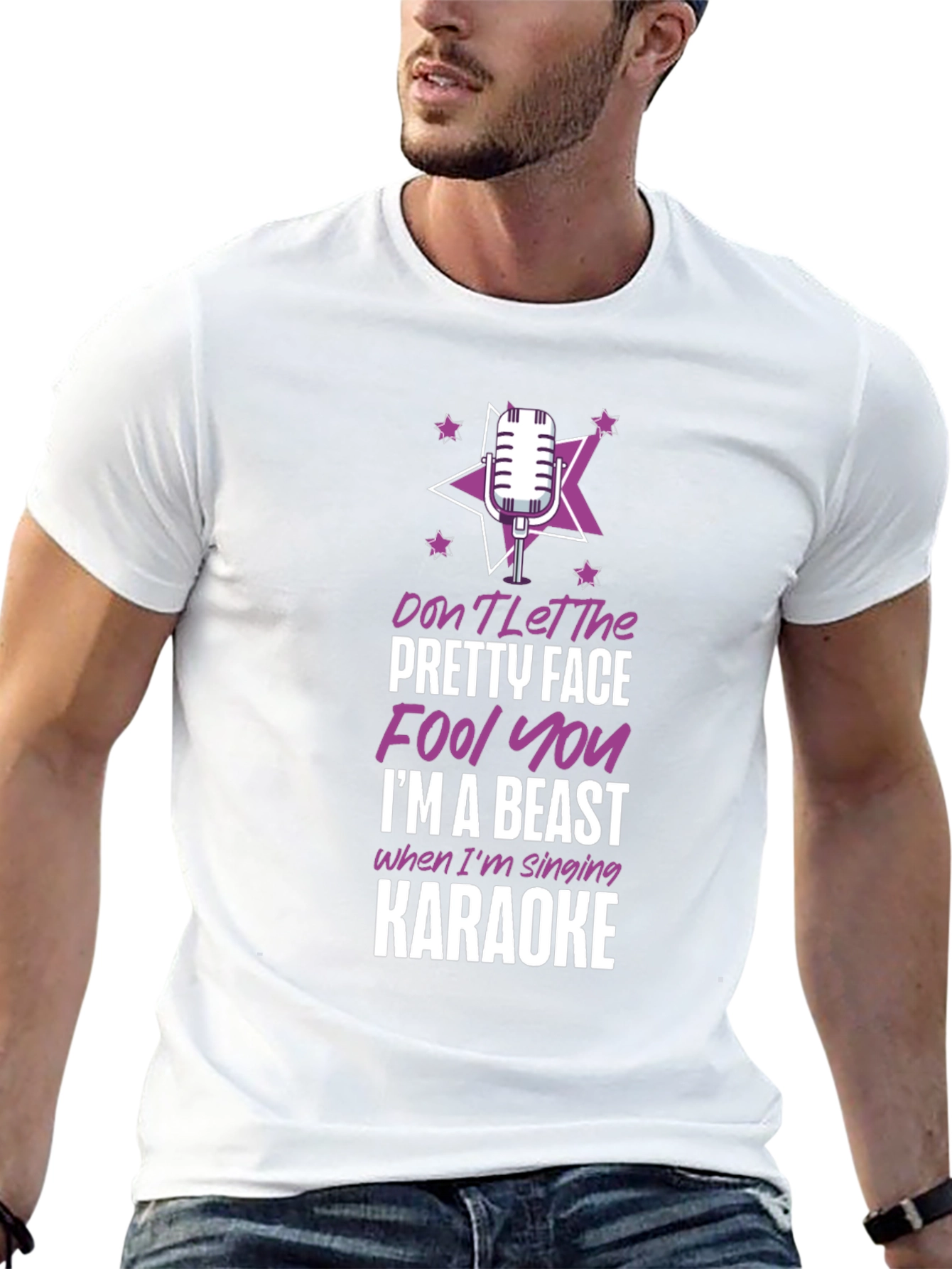 Karaoke Beast T-Shirt - Funny Singing Tee
