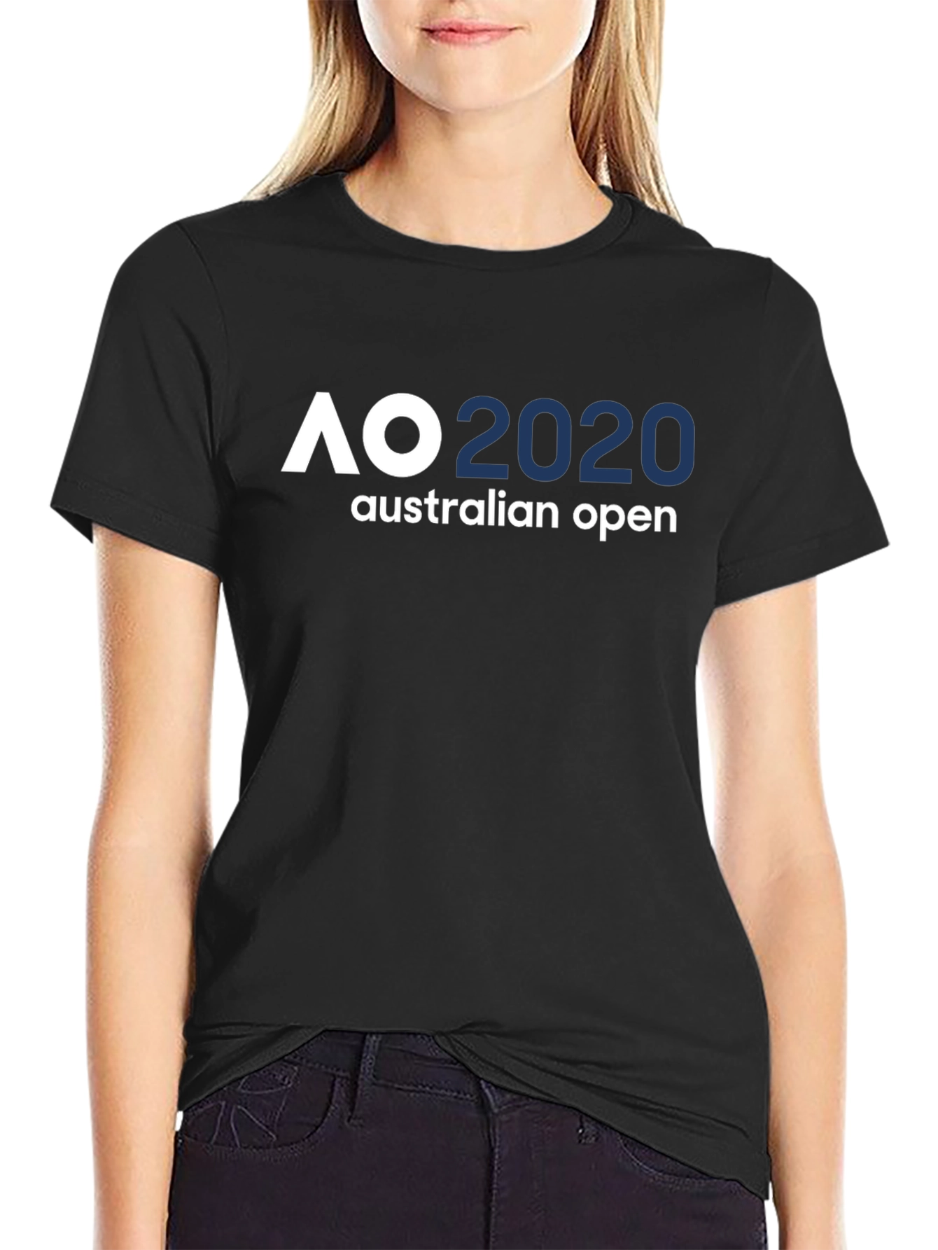 AO 2020 Australian Open Black T-Shirt