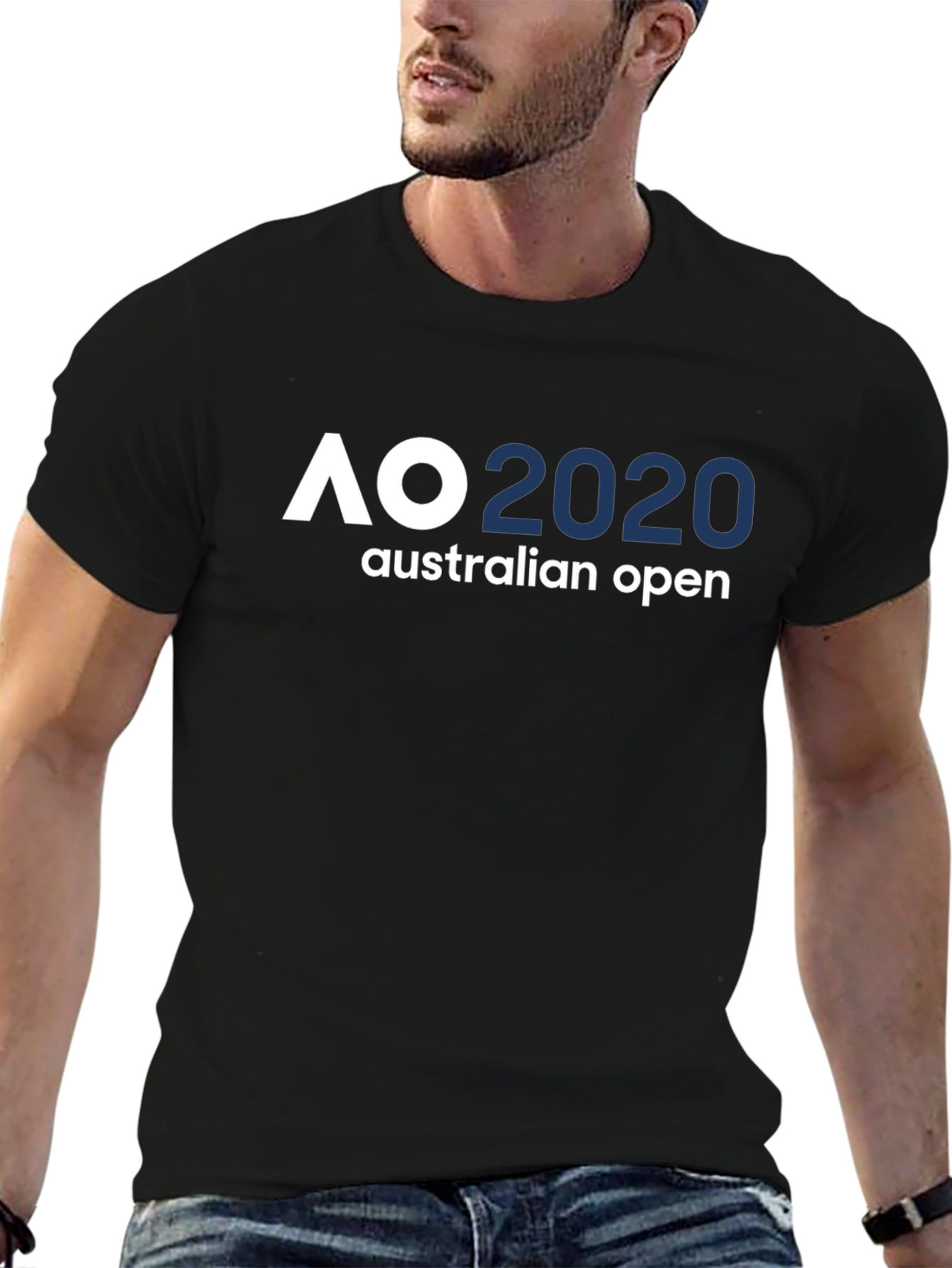 AO 2020 Australian Open Black T-Shirt