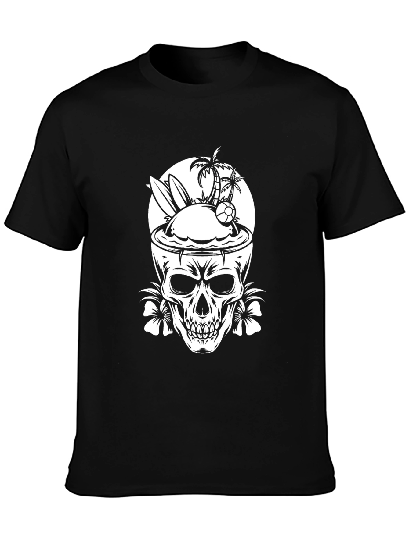 Skull Island Graphic T-Shirt - Beach Vibes