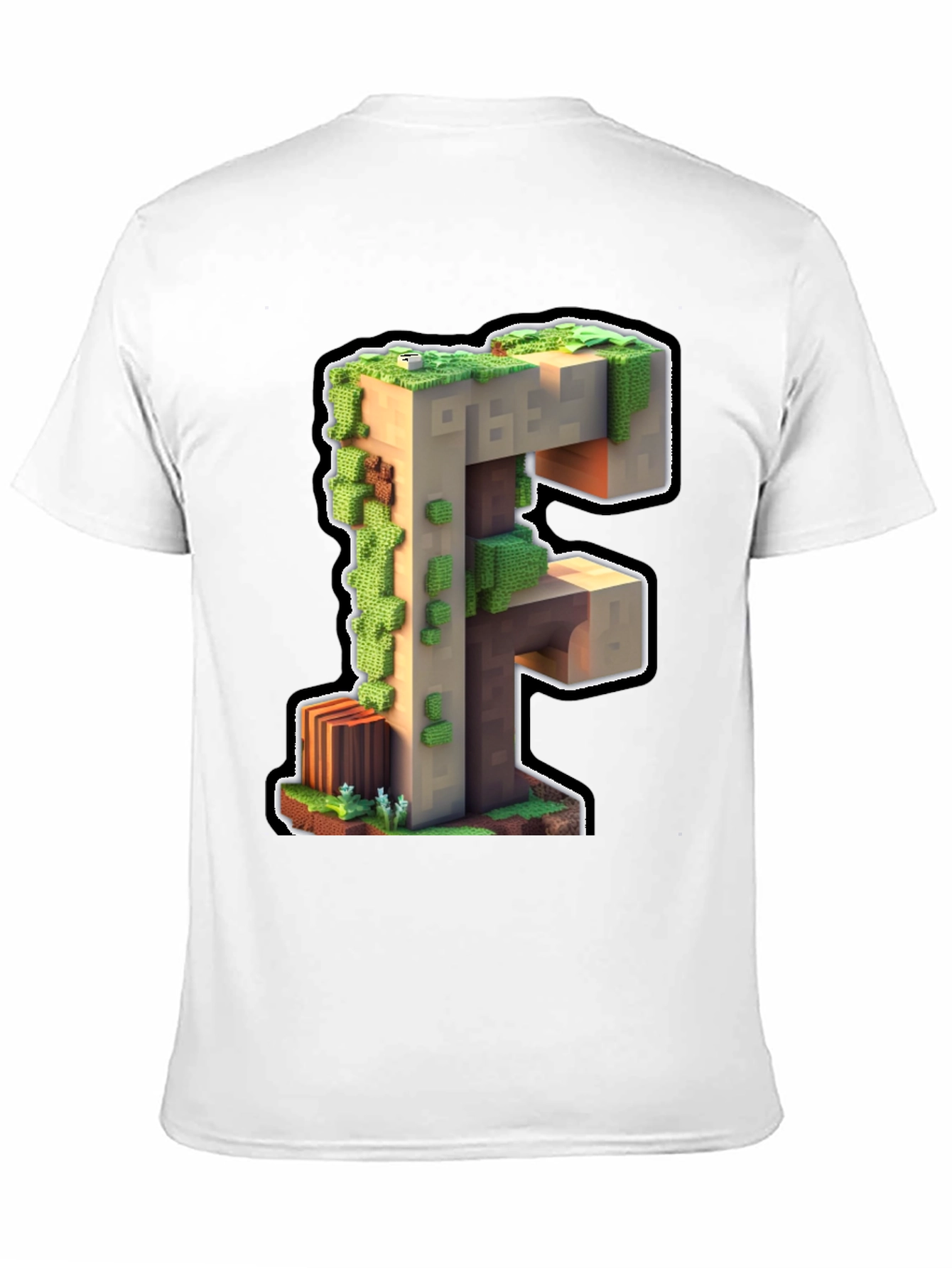 Minecraft F Letter T-Shirt