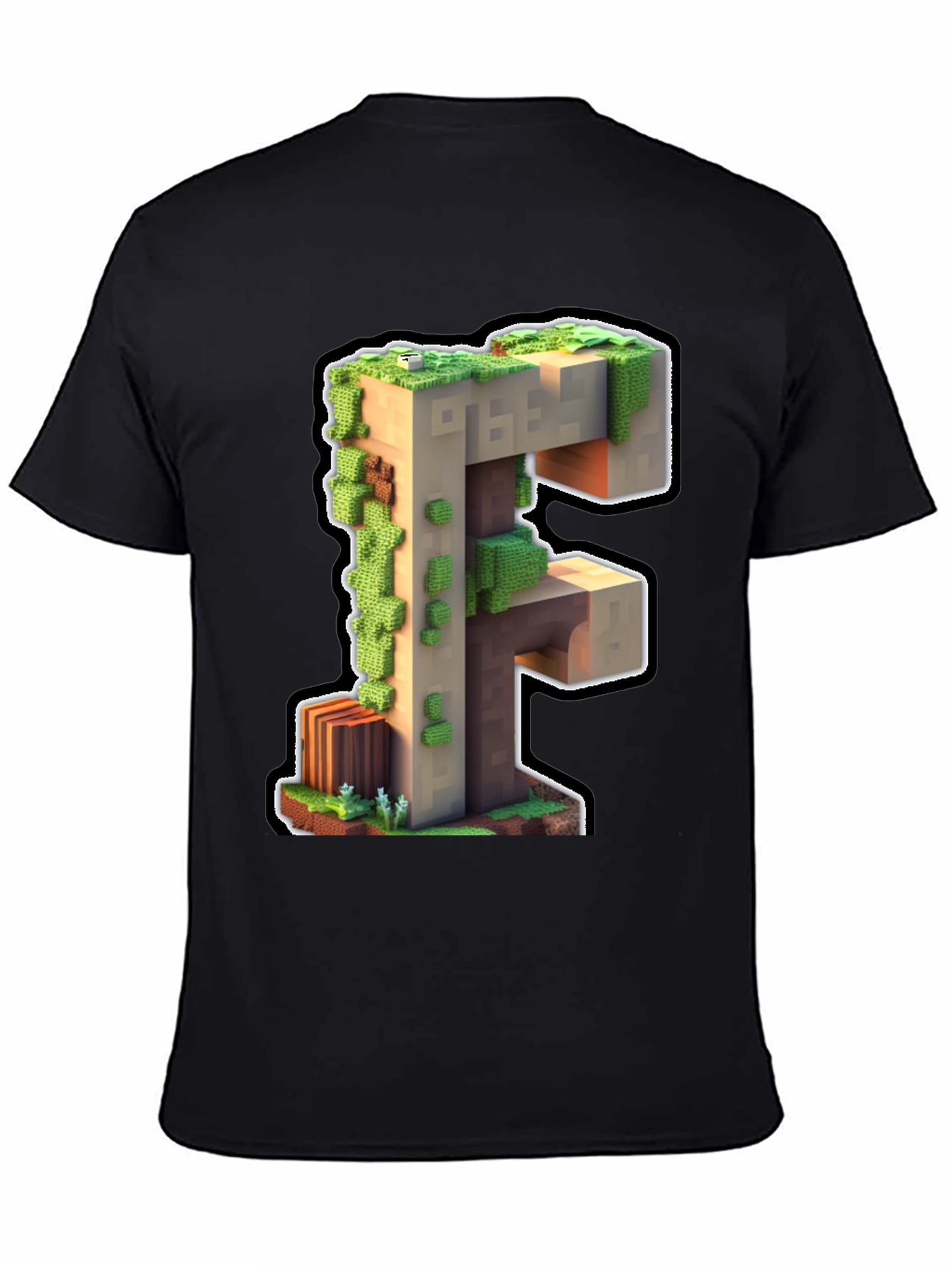 Minecraft F Letter T-Shirt