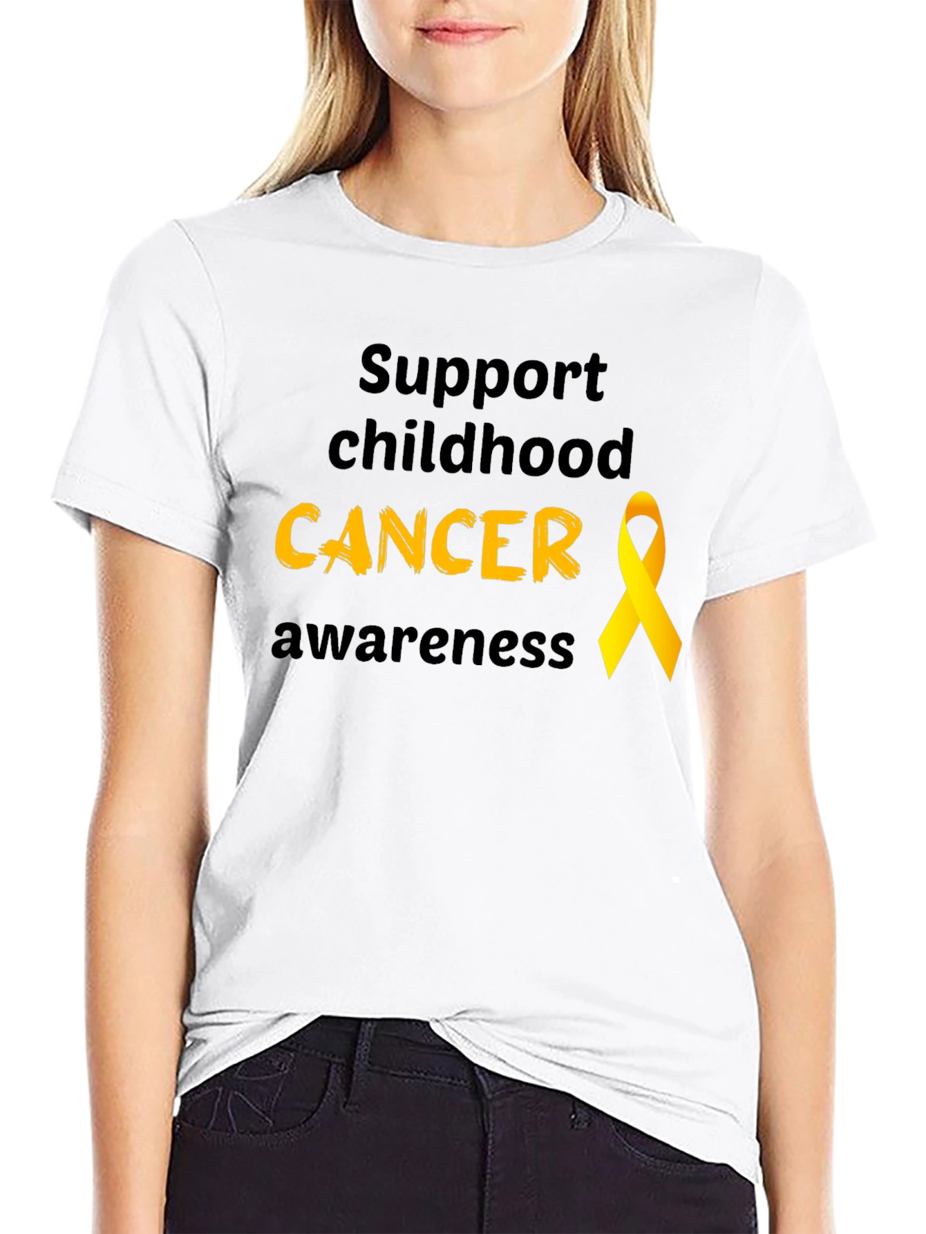 Childhood Cancer Awareness Support T-Shirt