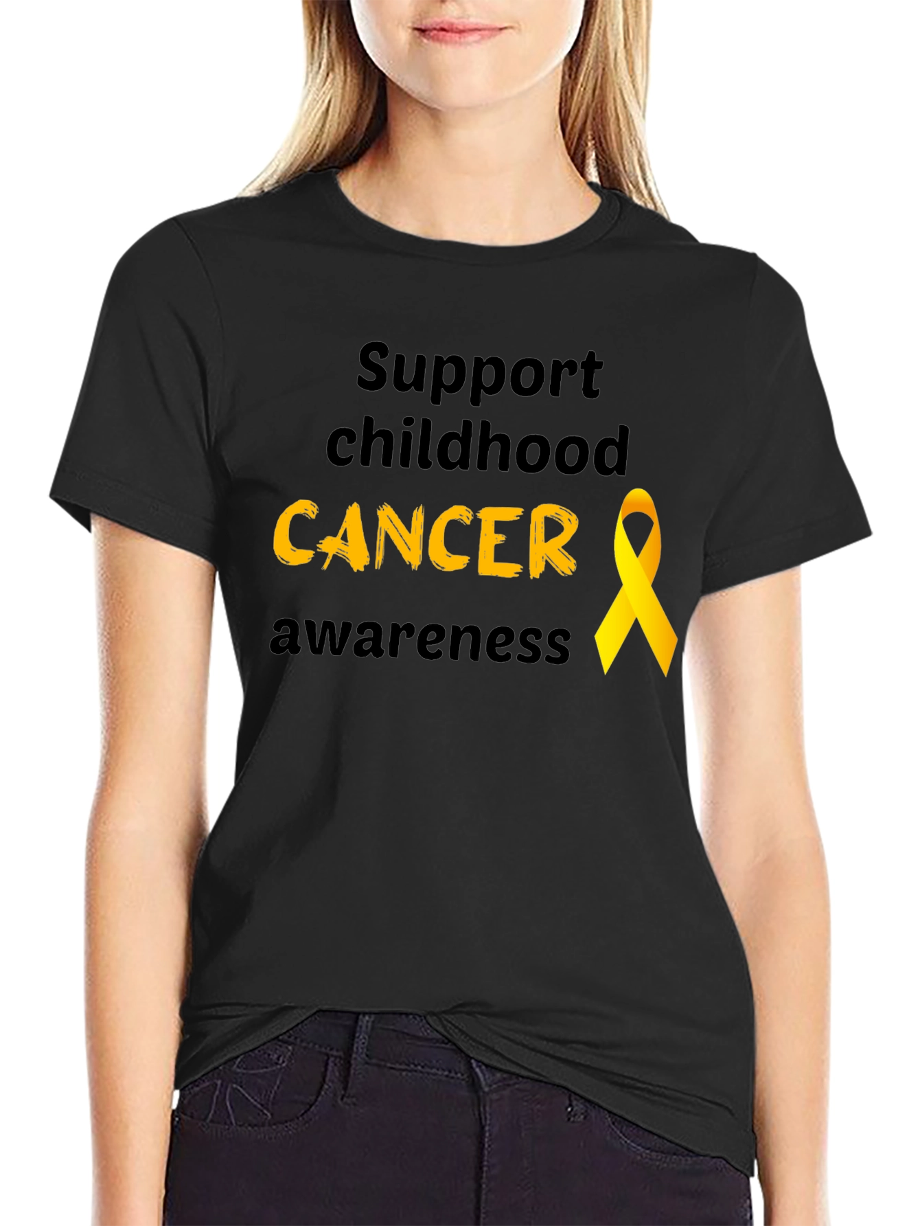 Childhood Cancer Awareness Support T-Shirt