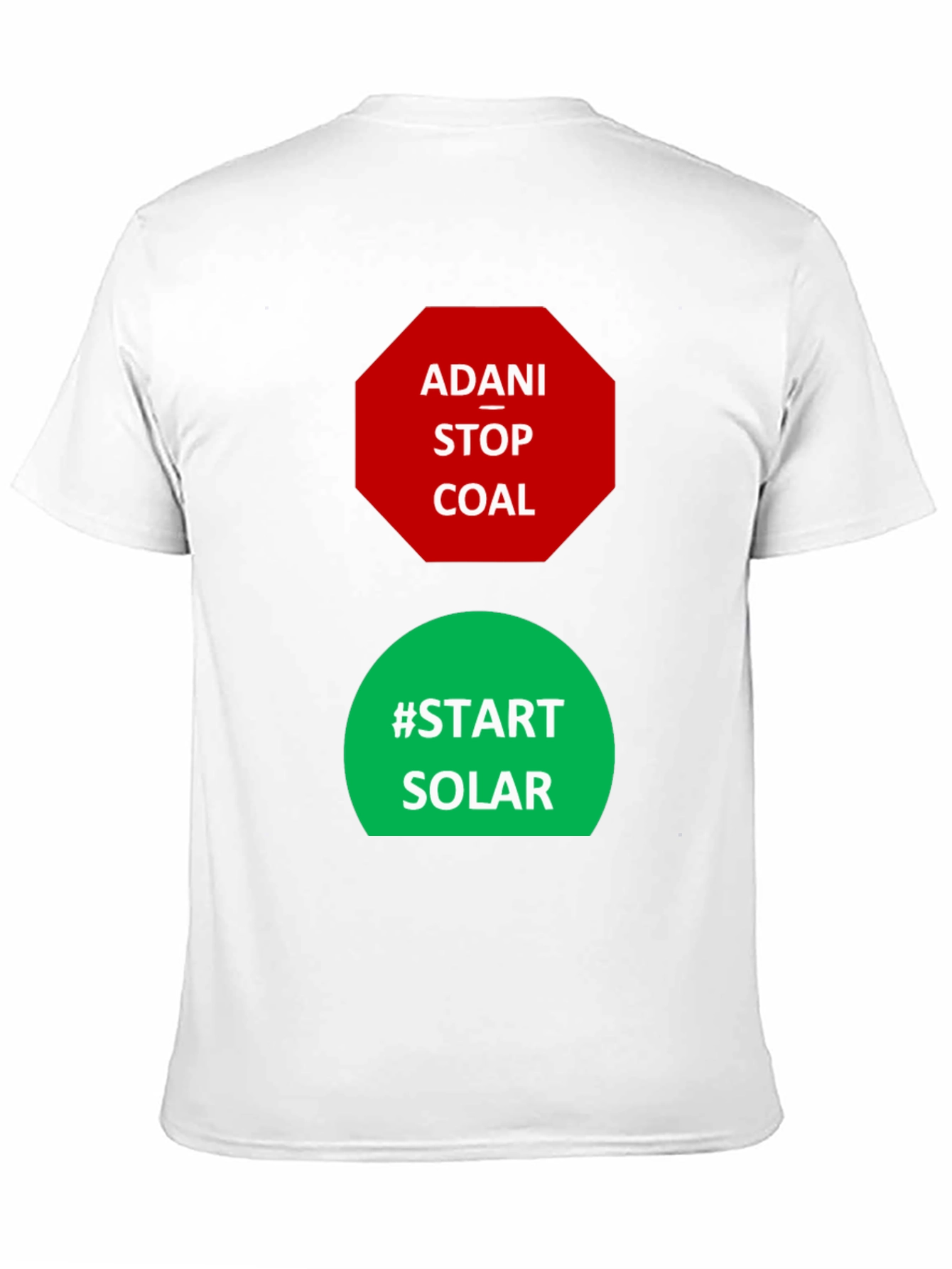 Adani Stop Coal Start Solar Activist T-Shirt