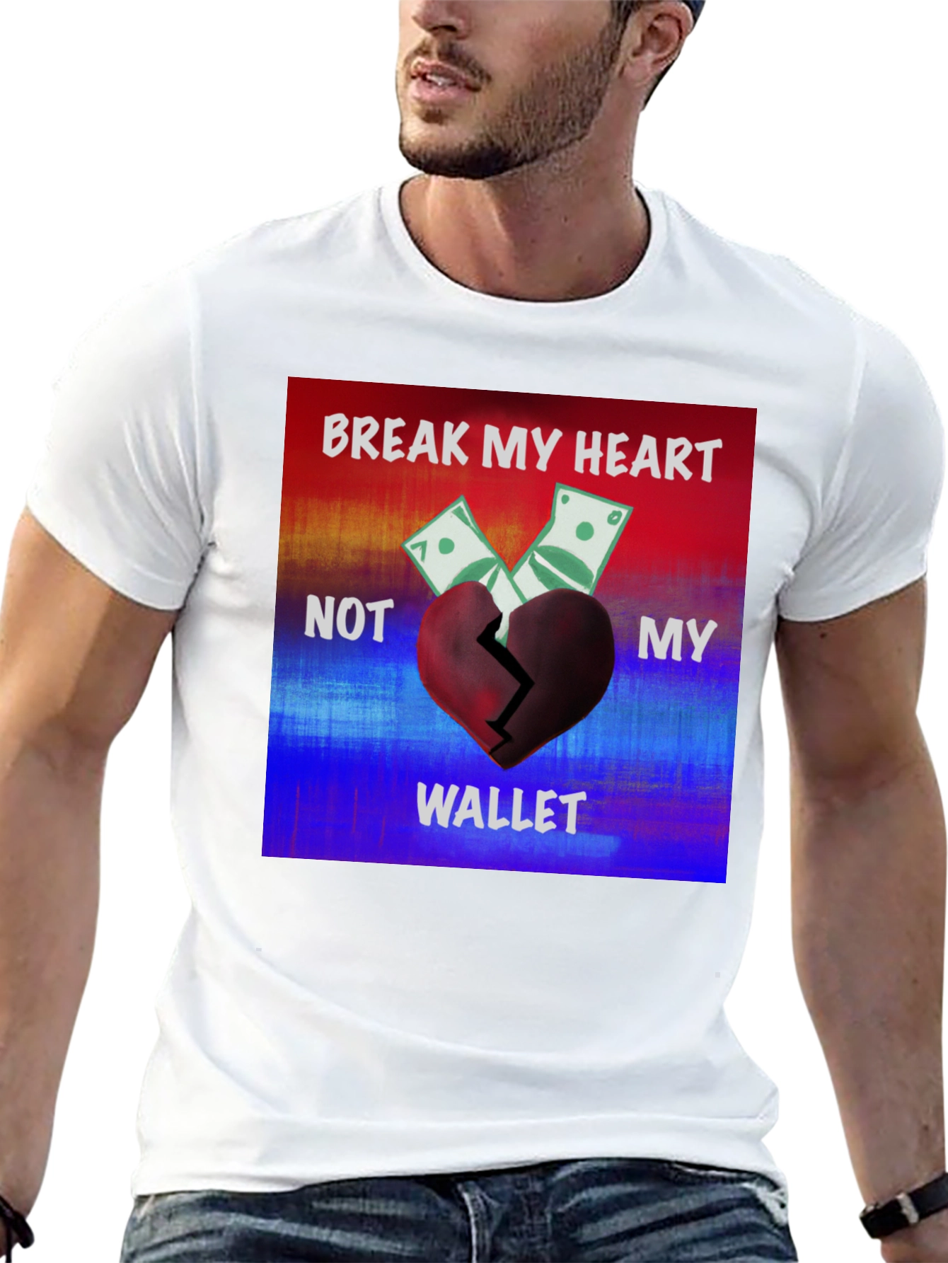 Break My Heart Not My Wallet Graphic Tee