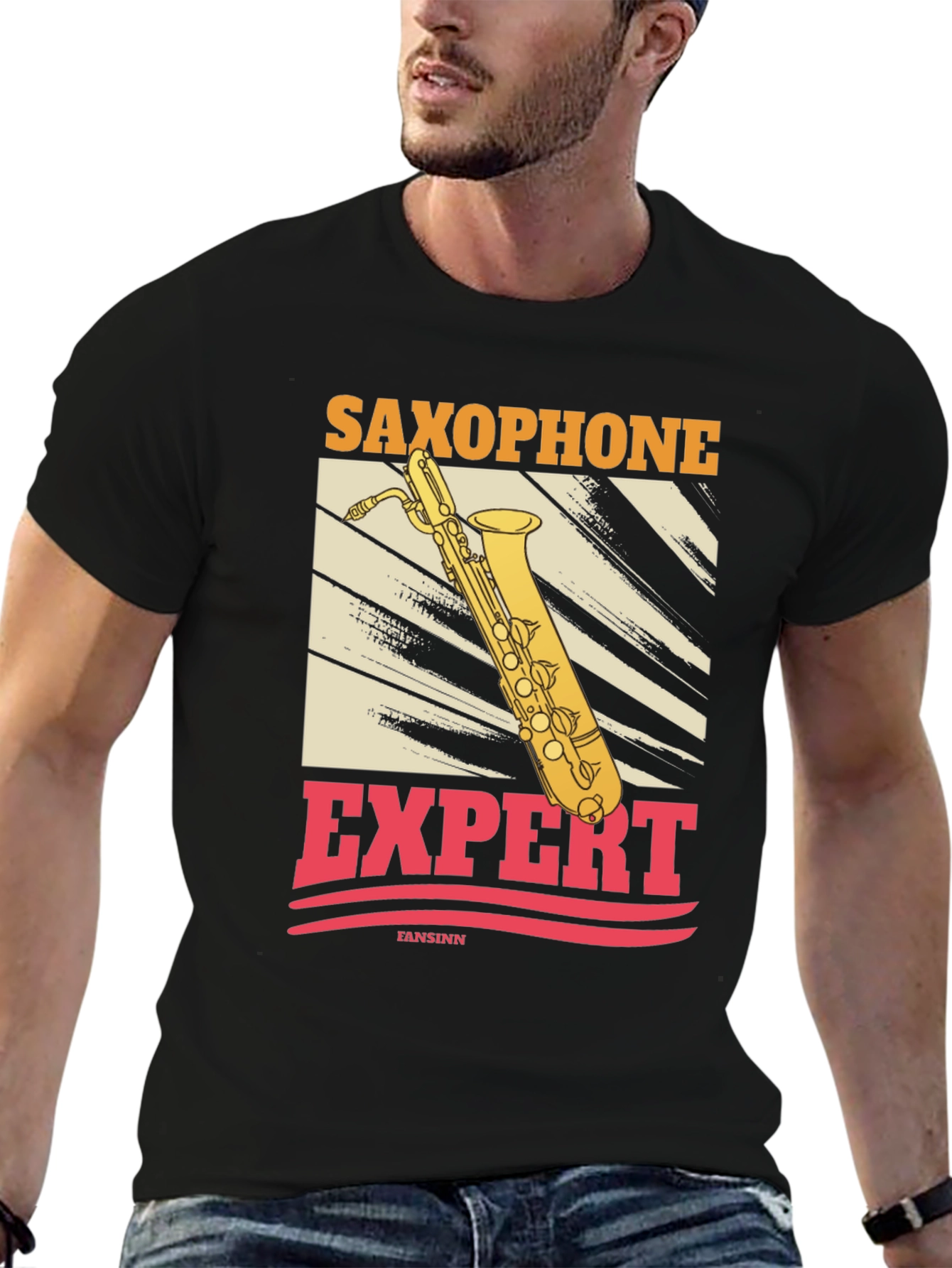 Saxophone Expert Graphic Tee - Musicians Style