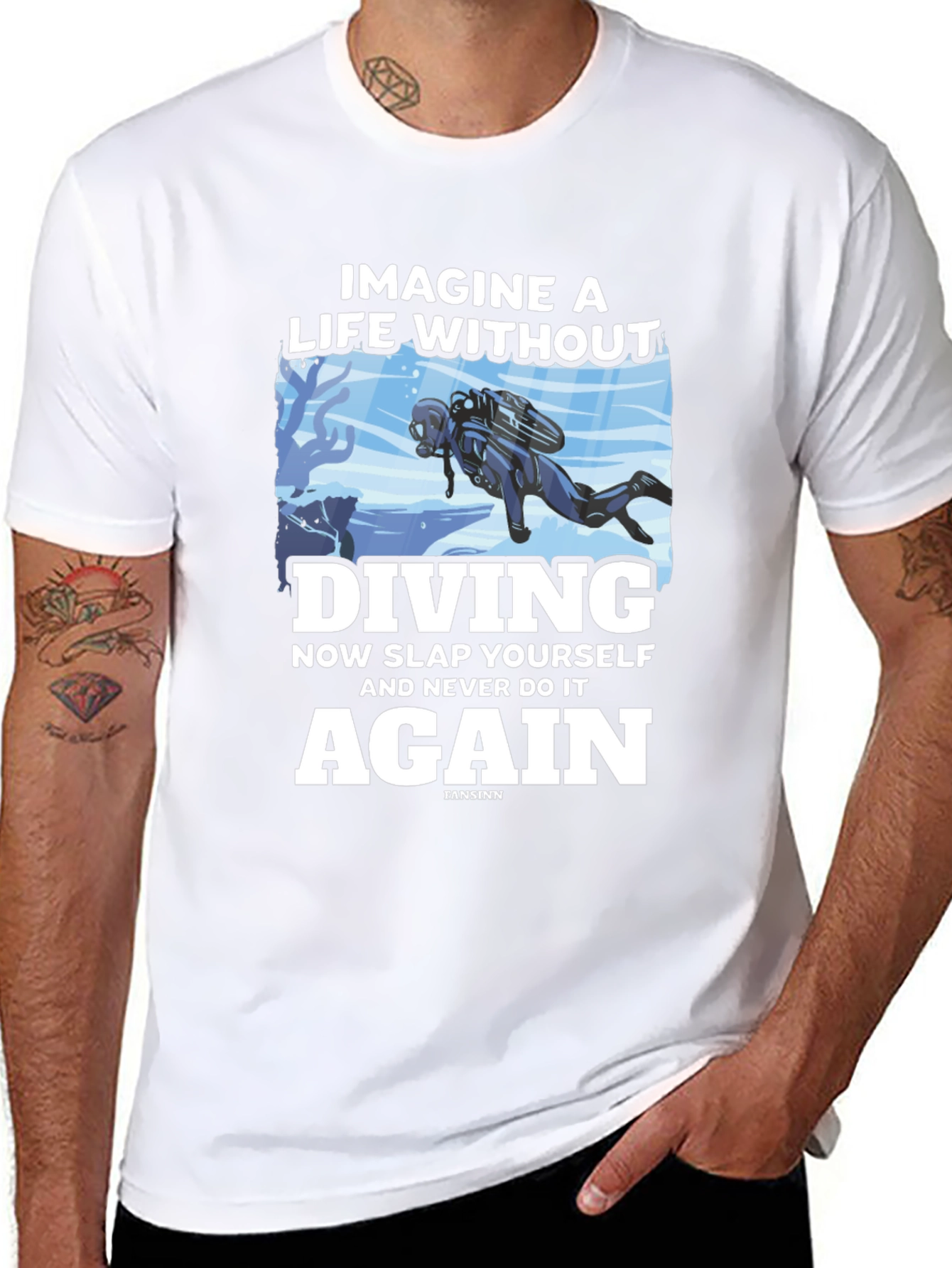 Diving T-Shirt: Imagine a Life Without Diving