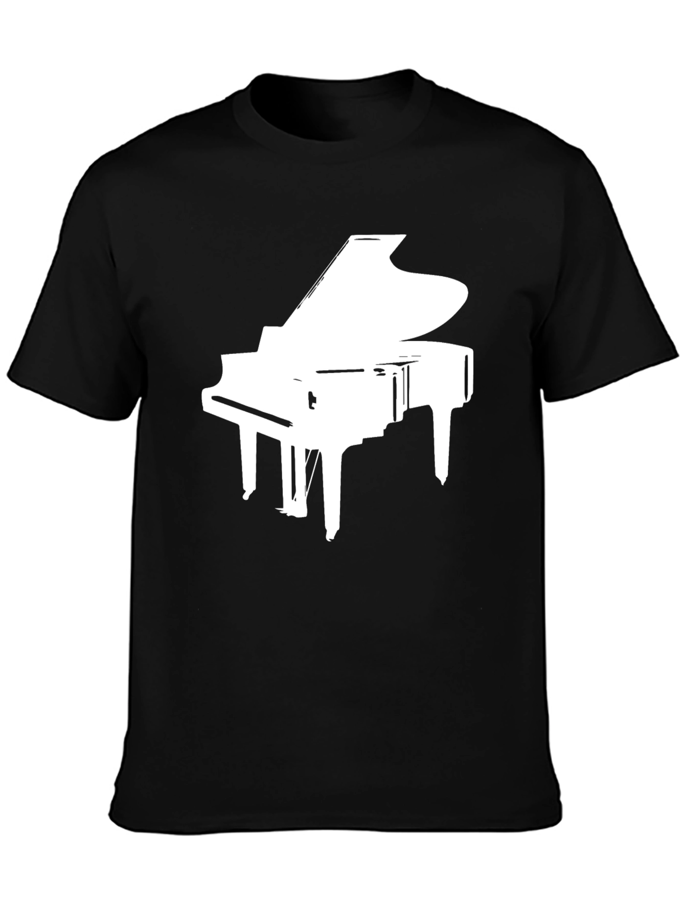 Grand Piano Graphic Tee - Black