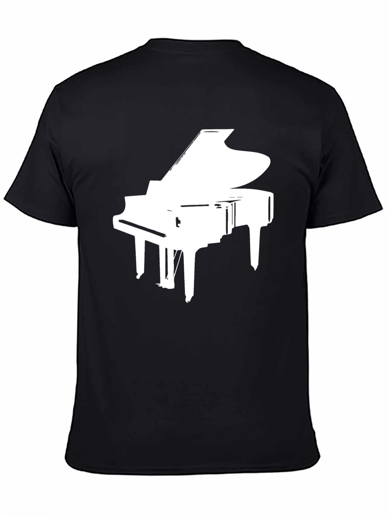 Grand Piano Graphic Tee - Black