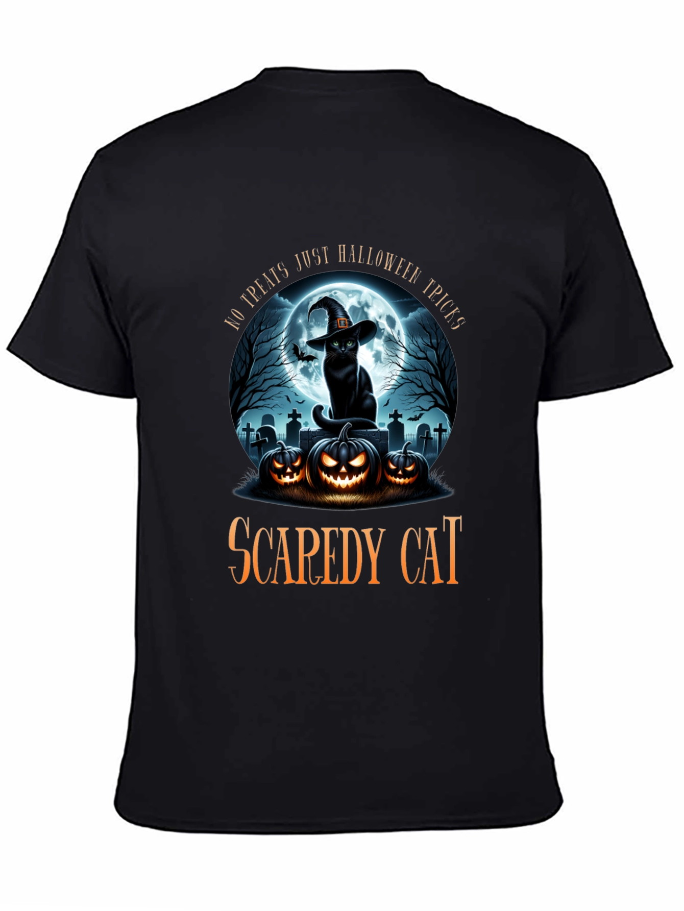 Halloween Cat T-Shirt - Scarey Cat Spices