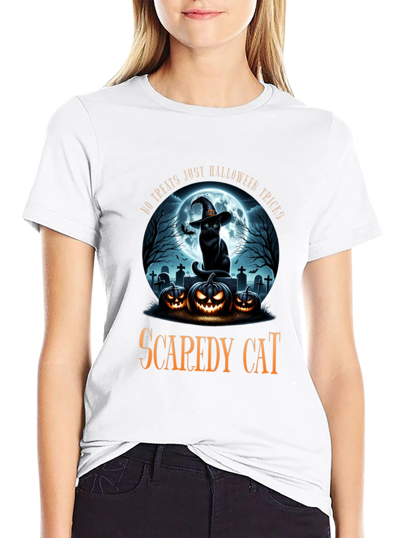 Halloween Cat T-Shirt - Scarey Cat Spices