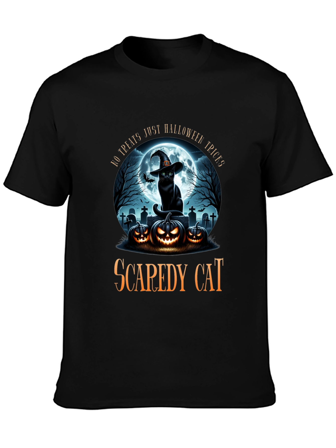 Halloween Cat T-Shirt - Scarey Cat Spices