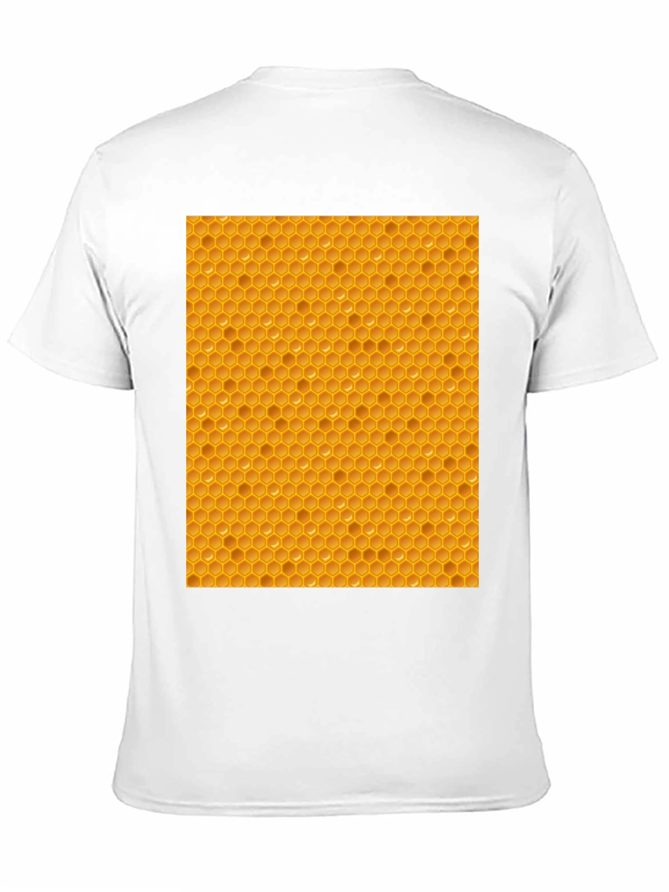 Honeycomb Patterned T-Shirt - Unique Honeycomb Design
