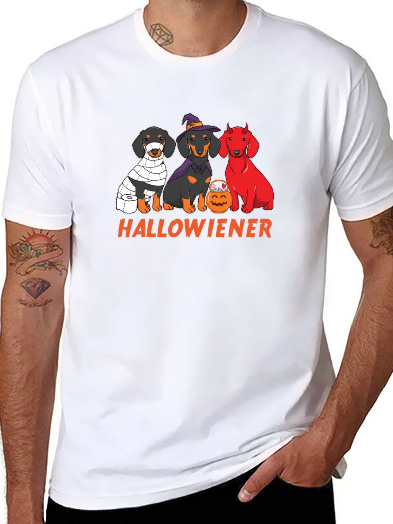 Hallowiener Dachshund Halloween T-Shirt