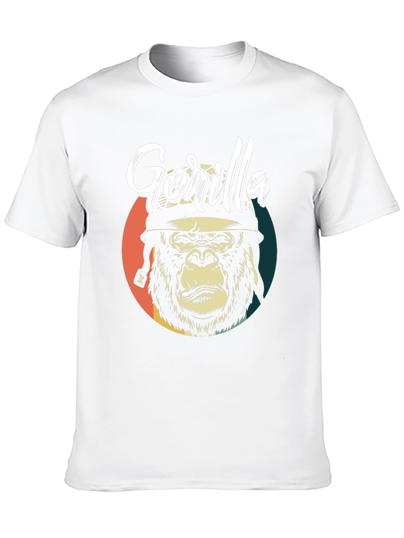 Gorilla Graphic Tee - Retro Style