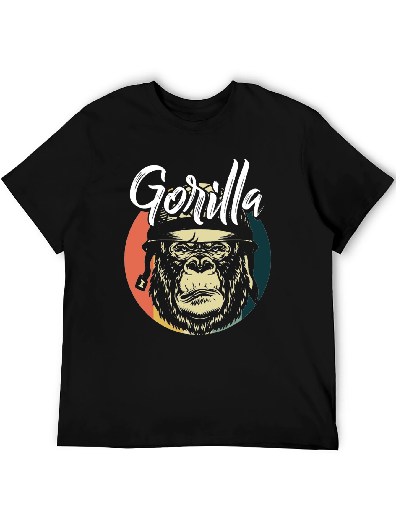 Gorilla Graphic Tee - Retro Style