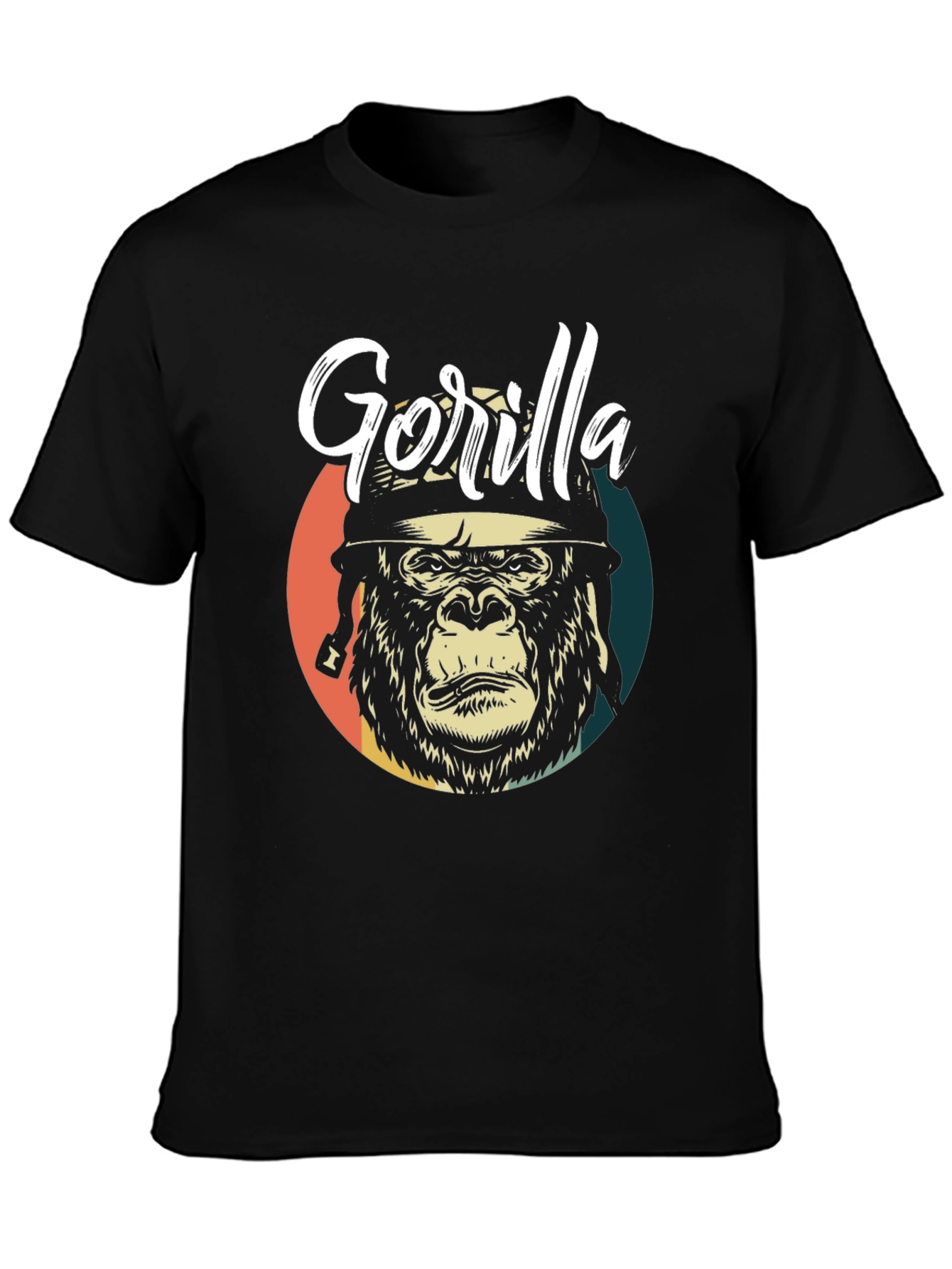 Gorilla Graphic Tee - Retro Style