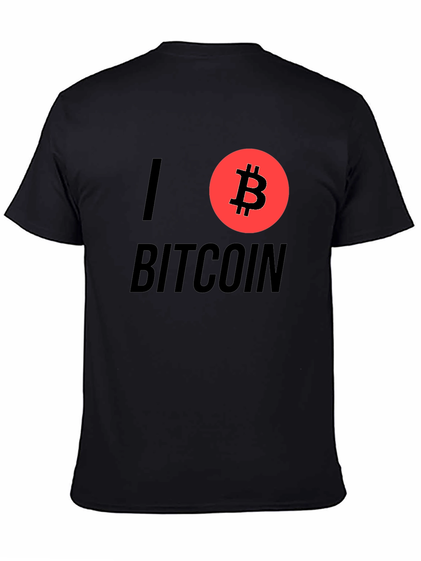 I Love Bitcoin Graphic T-Shirt - Cryptocurrency Tee