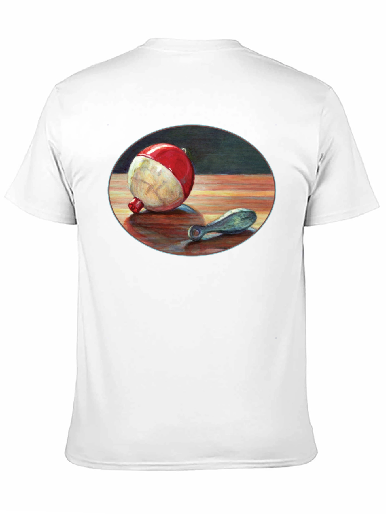 Fishing Bobber Graphic Tee - Black