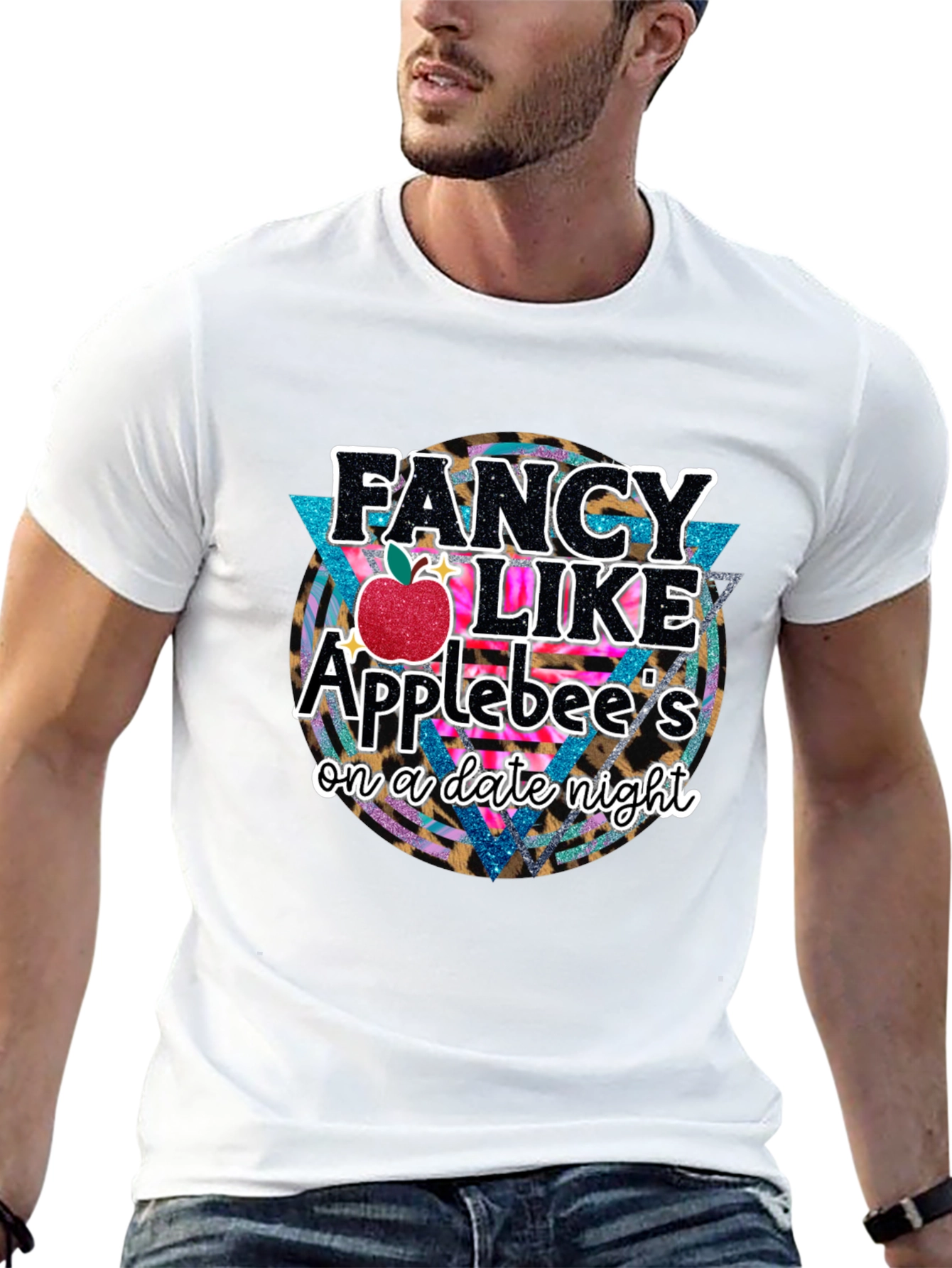Fancy Like Applebees Date Night Graphic Tee