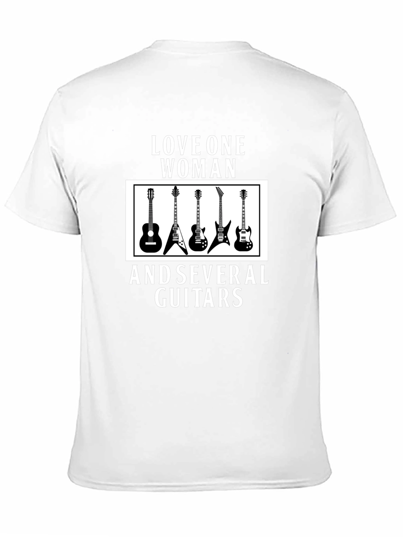Love One Woman & Several Guitars Graphic T-Shirt
